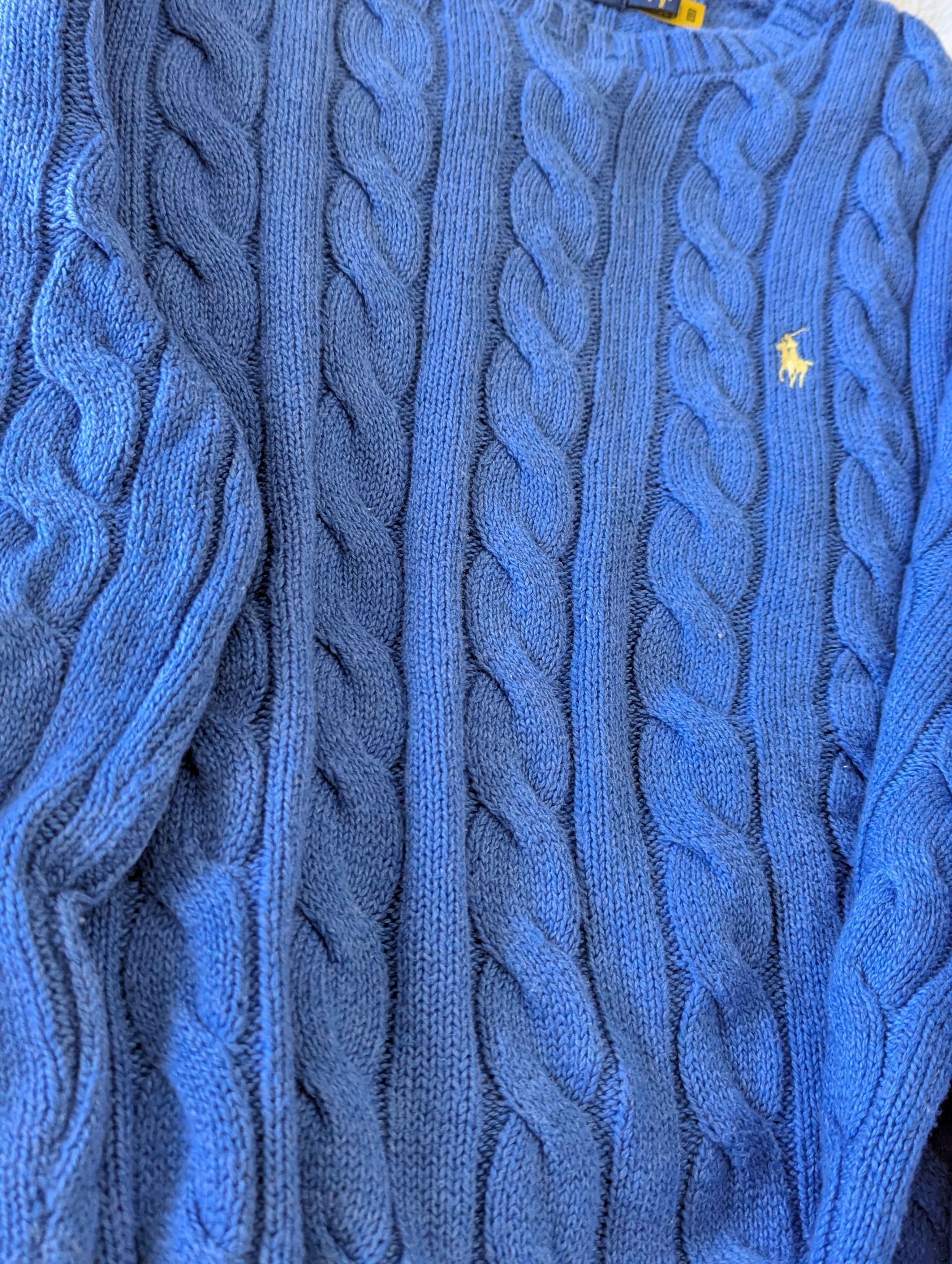 Polo Ralph Lauren Cotton Cable Knit Sweater Size US M / EU 48-50 / 2 - 1 Thumbnail