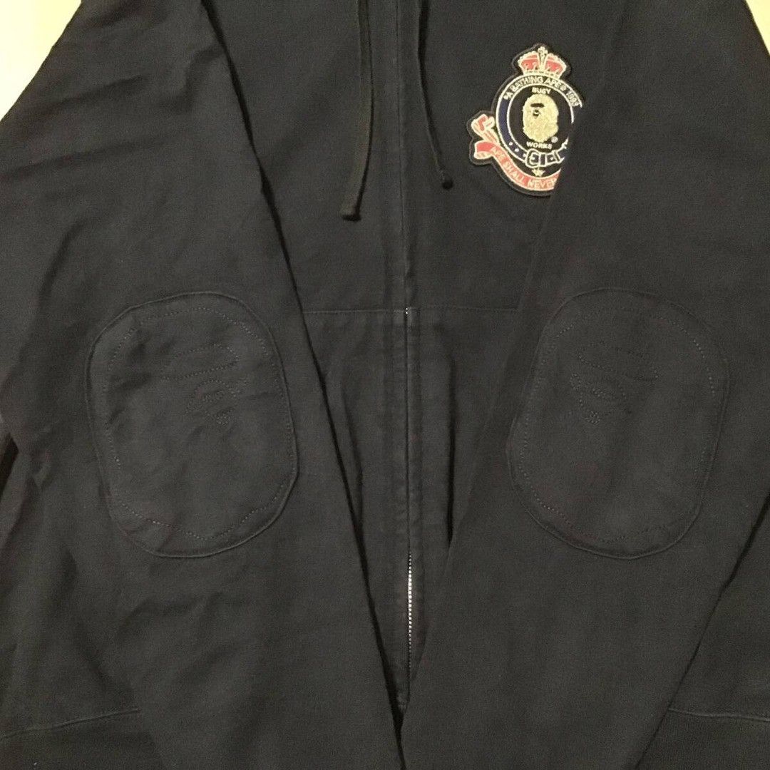 Bape BAPE LOGO Emblem Zip Hoodie a bathing ape NIGO Size US S / EU 44-46 / 1 - 4 Thumbnail
