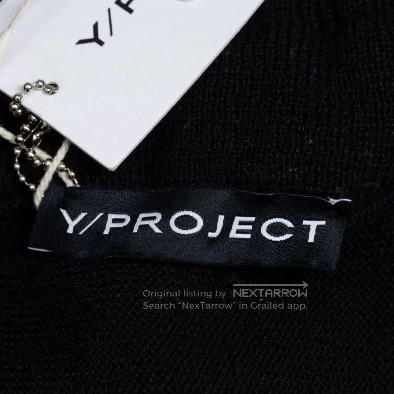 Yohji Yamamoto Y/Project Asymmetric Wool Knit Sweater. Size US S / EU 44-46 / 1 - 4 Thumbnail