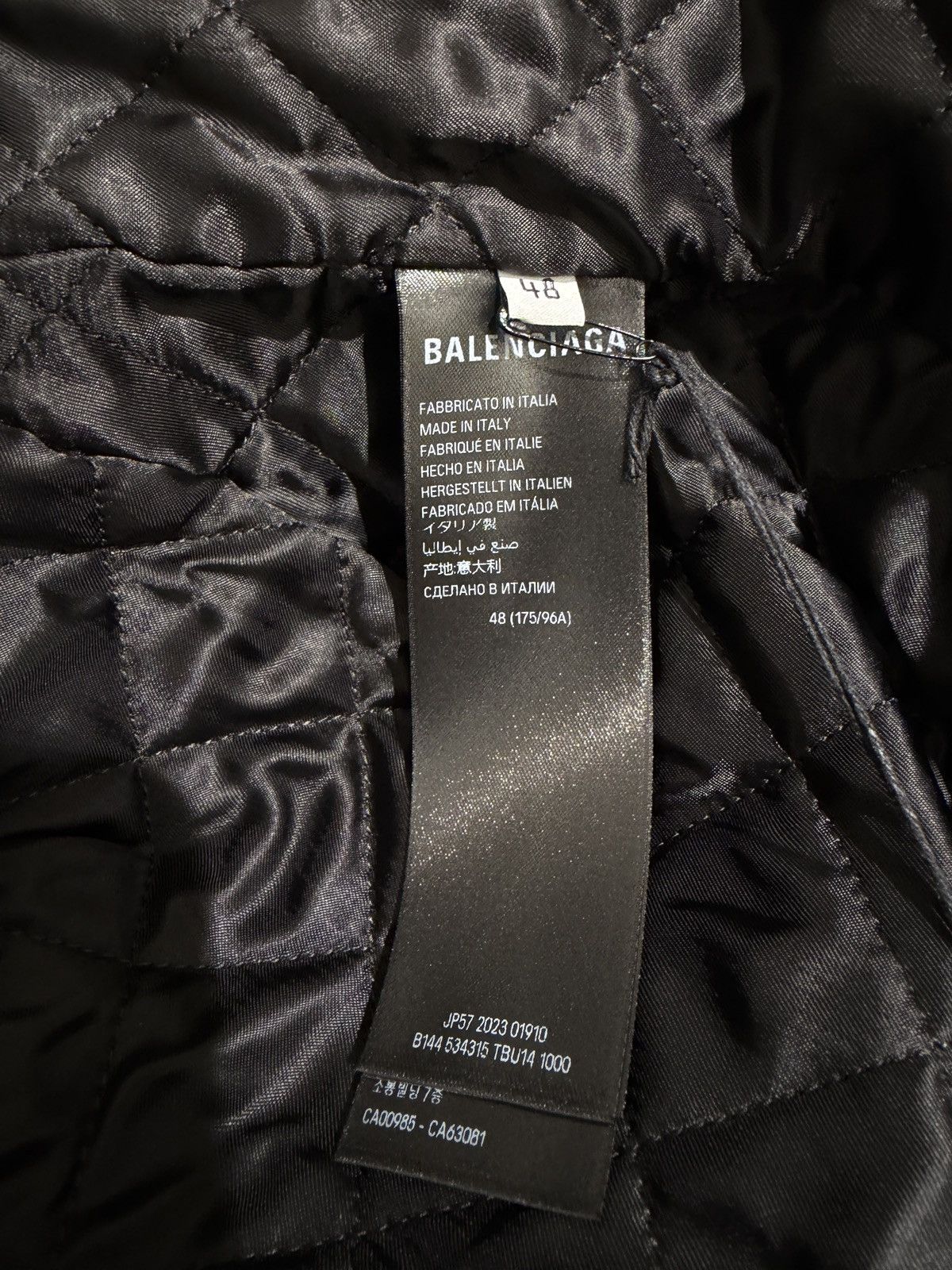Balenciaga Balenciaga Logo Virgin Wool Fleece Zip-Up Sweatshirt Size US L / EU 52-54 / 3 - 5 Thumbnail