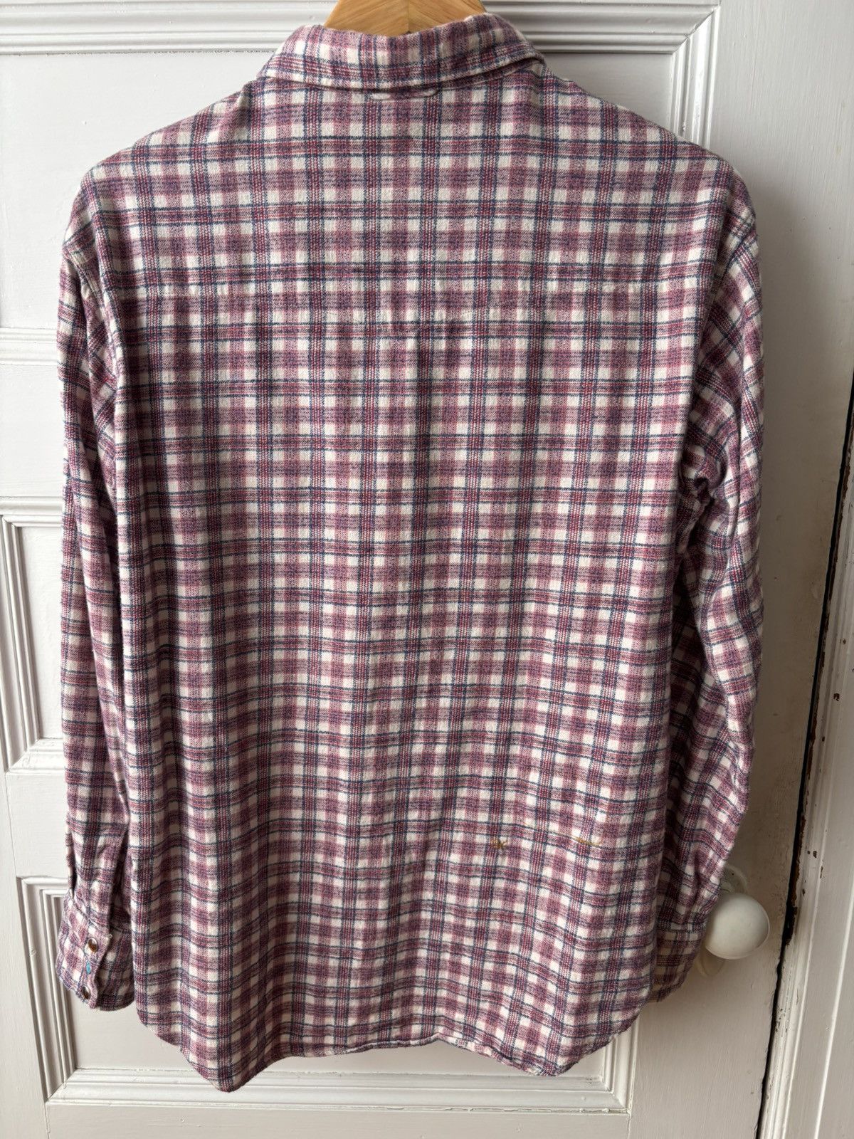 45rpm 45R pink plain eastern flannel shirt - size 4 Size US M / EU 48-50 / 2 - 2 Thumbnail