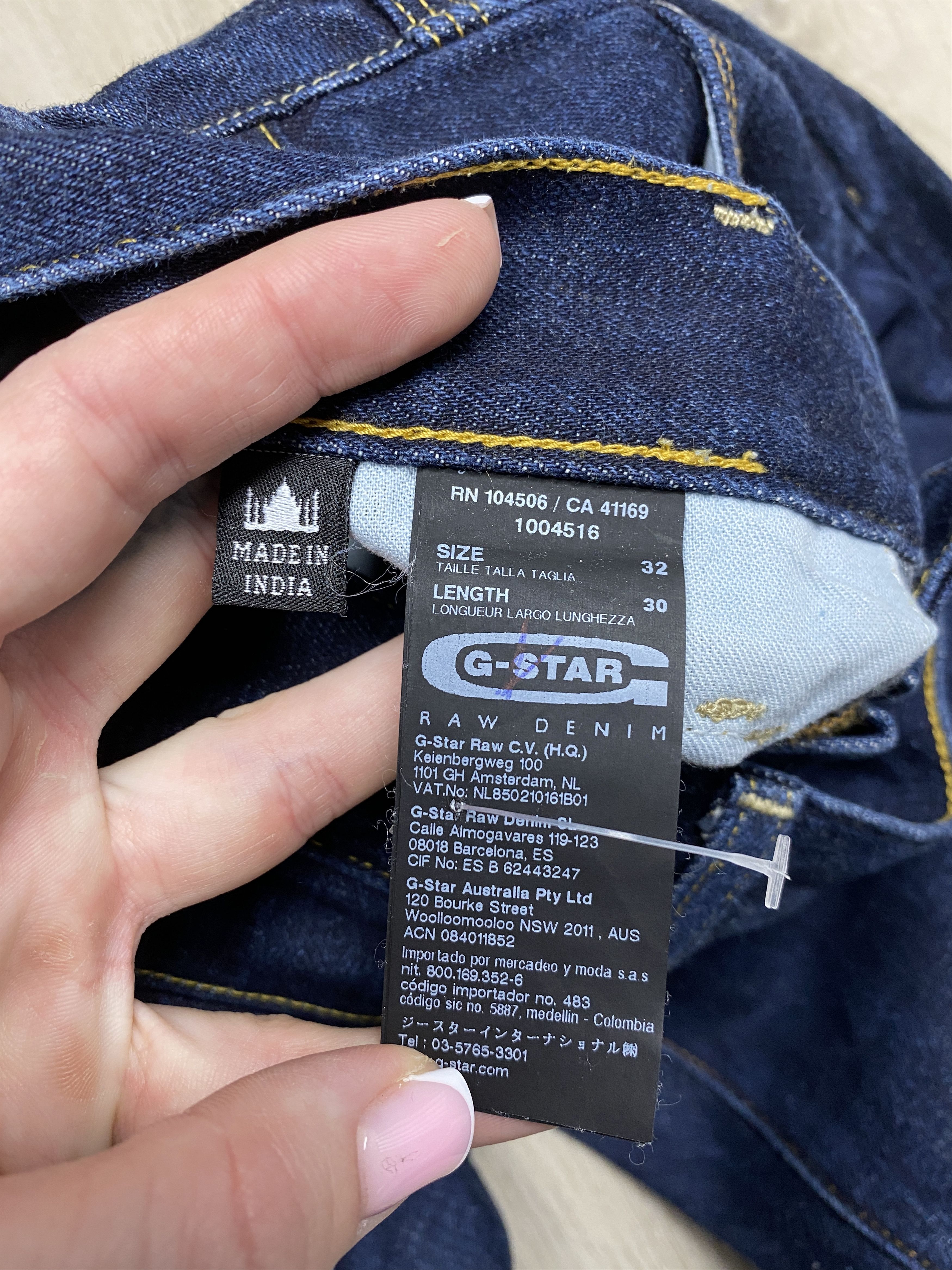 G-Star G Star Raw New Radar Slim Mens Denim Pants Jeans Size US 32 / EU 48 - 8 Thumbnail