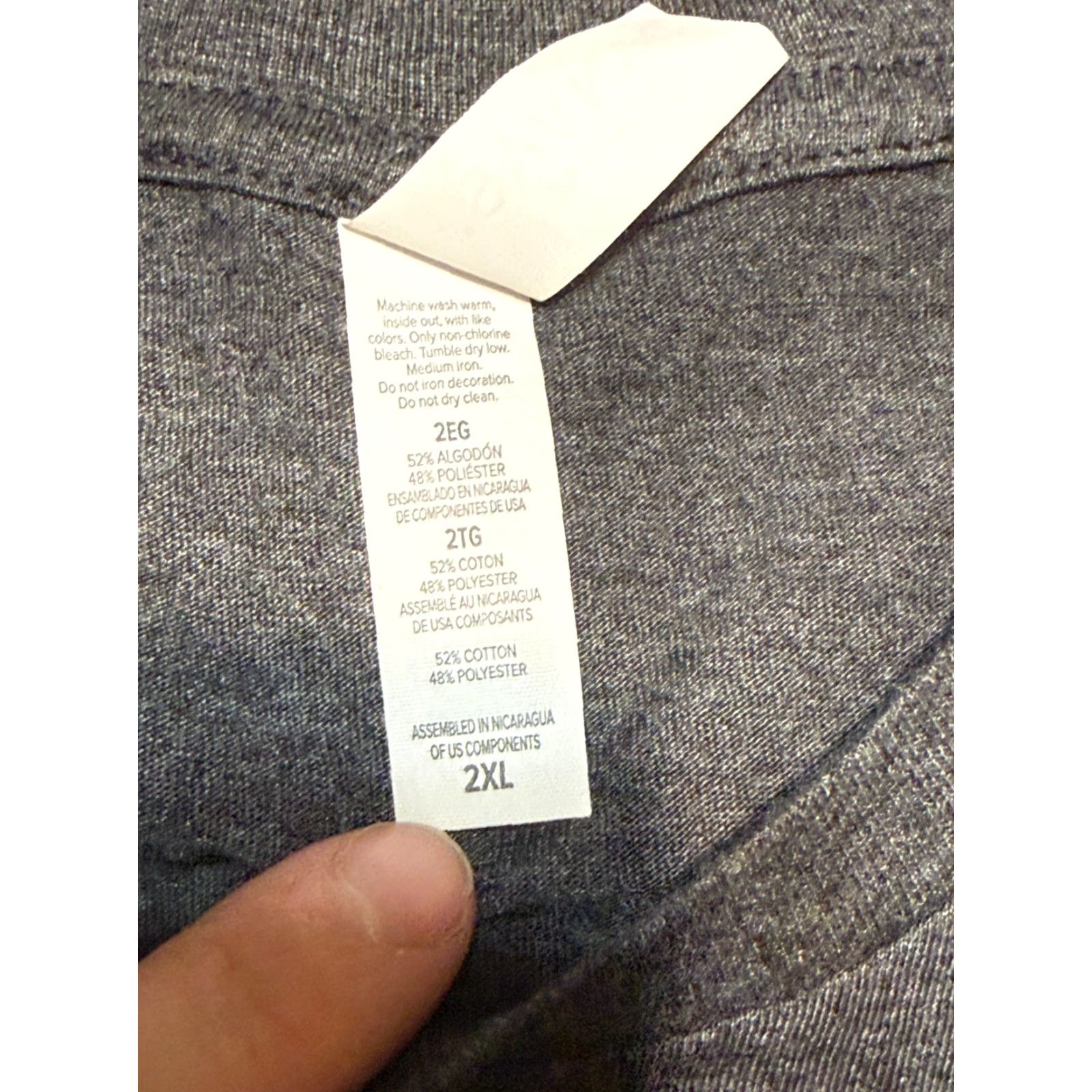 Vintage Canvas Shirts Men's 2XL Gray Short Sleeve Crew Neck Graphic T-Shirt - Graphic Print, Canvas, Regular Fit, All Seasons, Fall Spring Summer, Men, 2020s Size US XXL / EU 58 / 5 - 7 Thumbnail