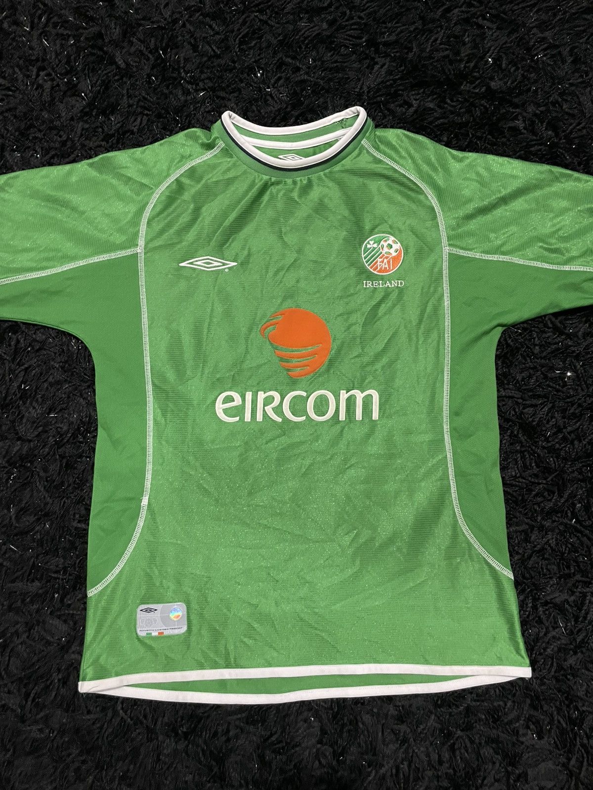 Umbro Original Umbro Ireland Home 2001-03 Maglia Camisa Jersey M Size US M / EU 48-50 / 2 - 4 Thumbnail