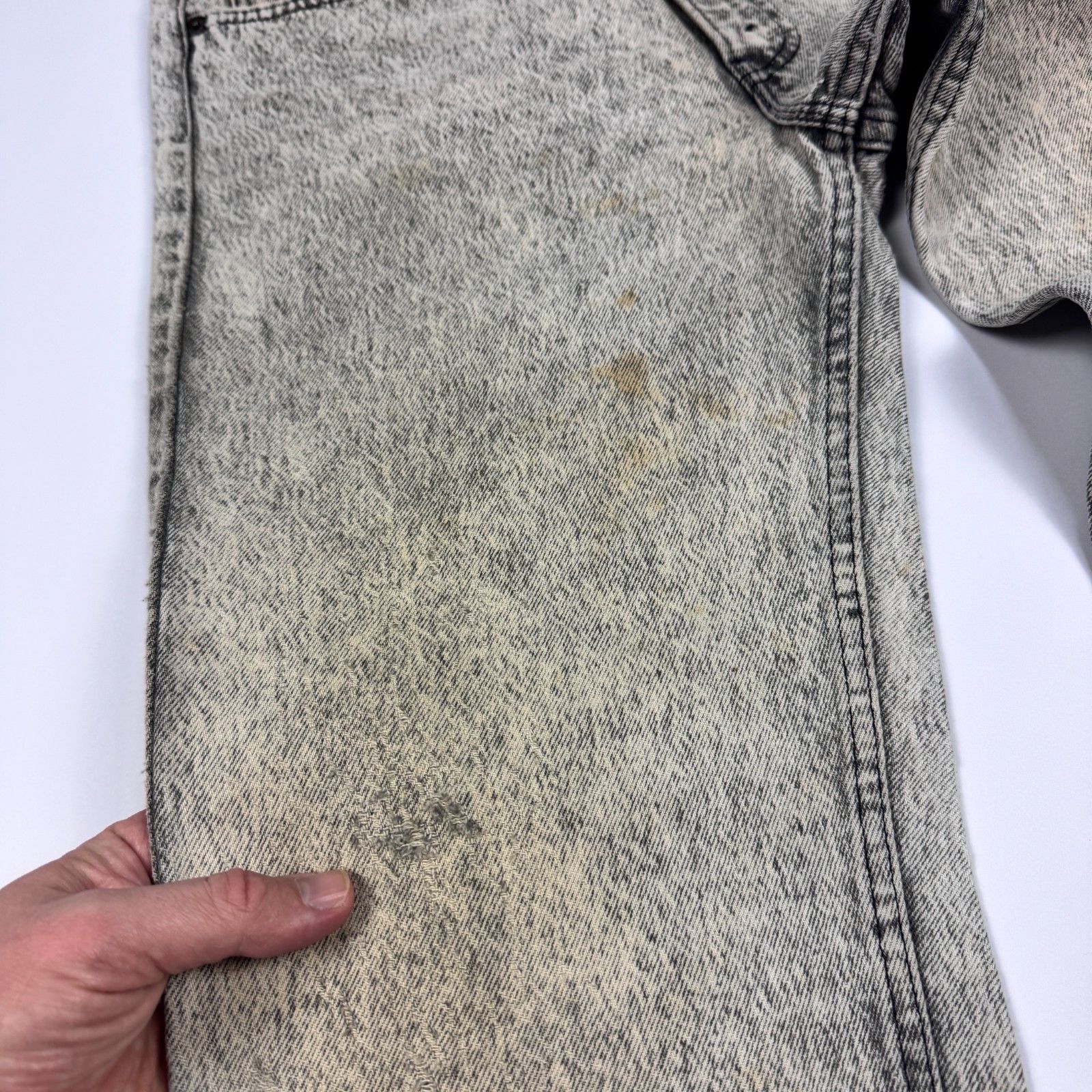 Levi's Vtg Levi's 505 Acid Wash USA Distressed Jeans 32 Size US 32 / EU 48 - 19 Thumbnail