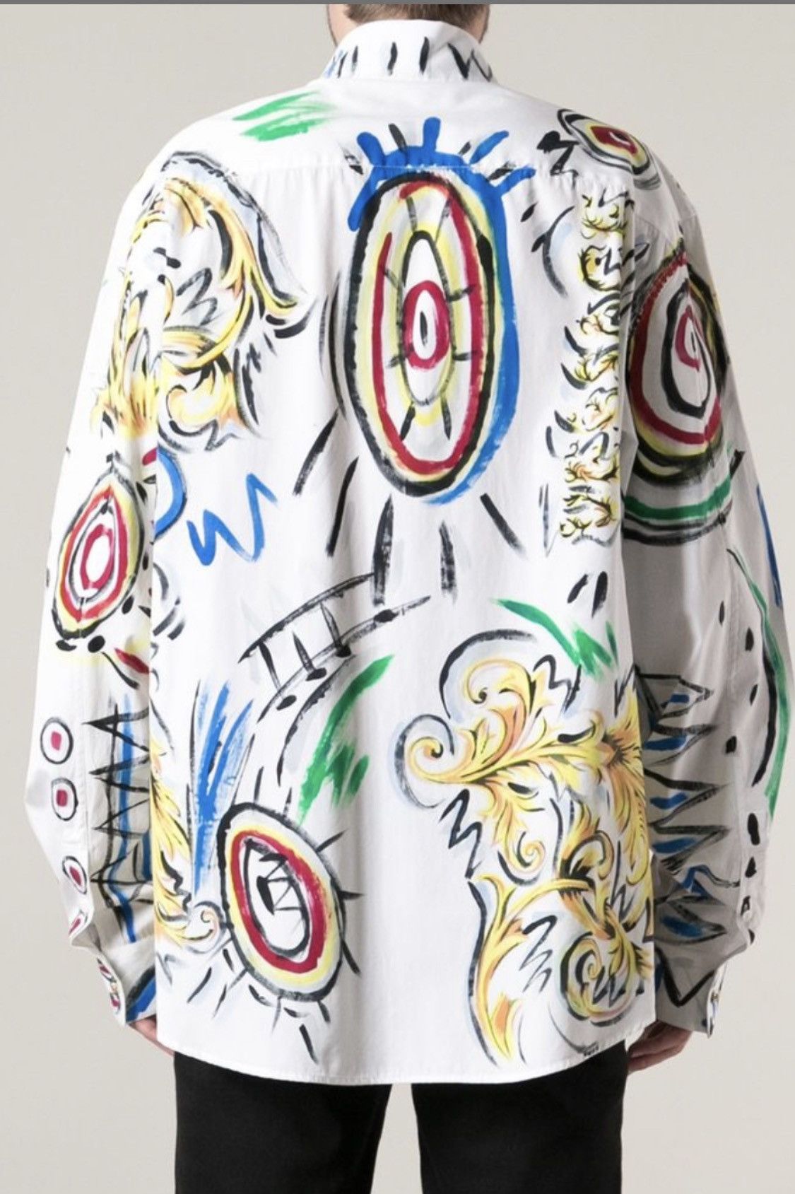 Versace artwork print shirt collar size 40 Size US M / EU 48-50 / 2 - 1 Thumbnail
