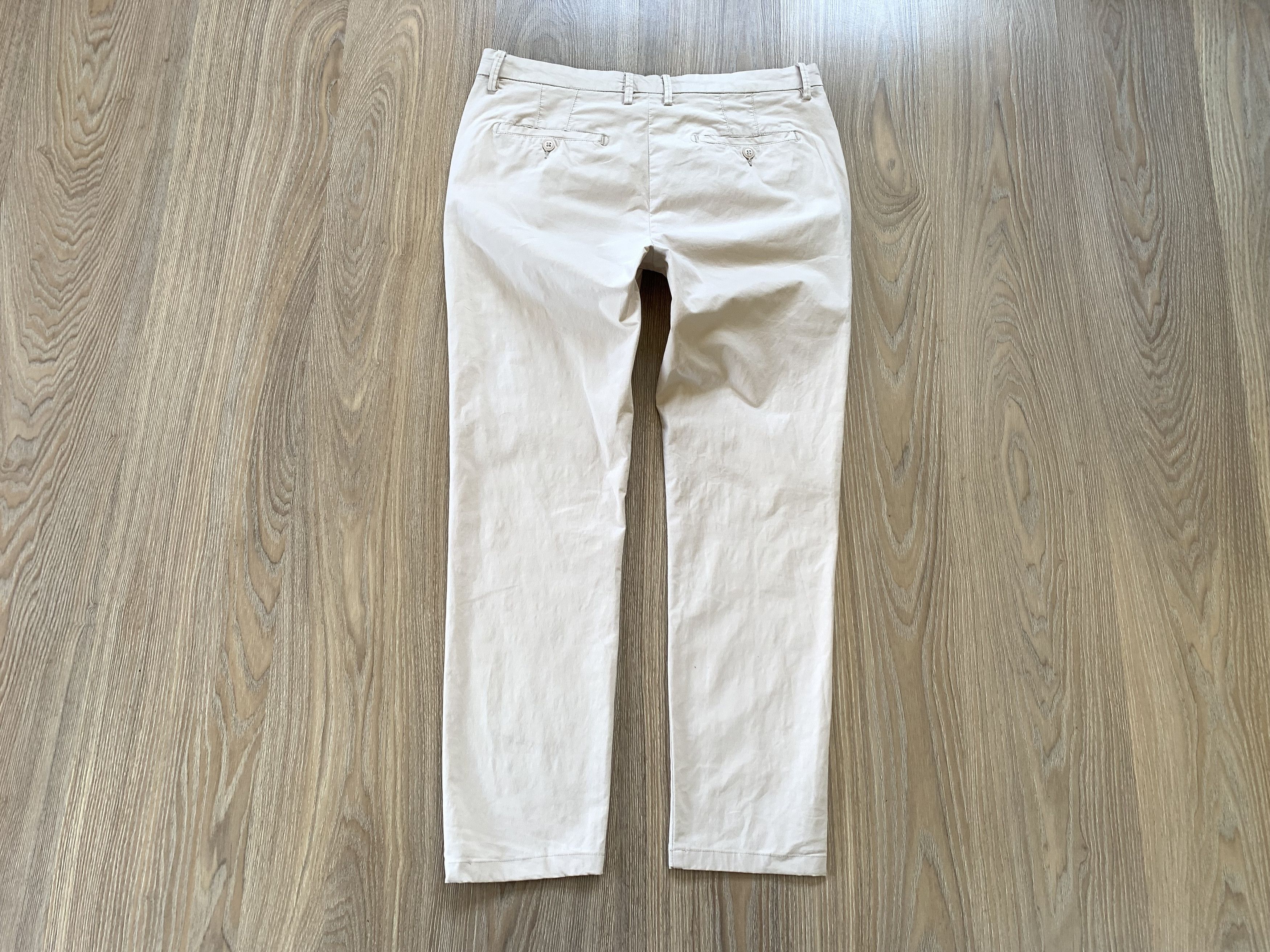Other Lawrence Grey New York Men's Beige Trousers Pants Size US 34 / EU 50 - 3 Thumbnail