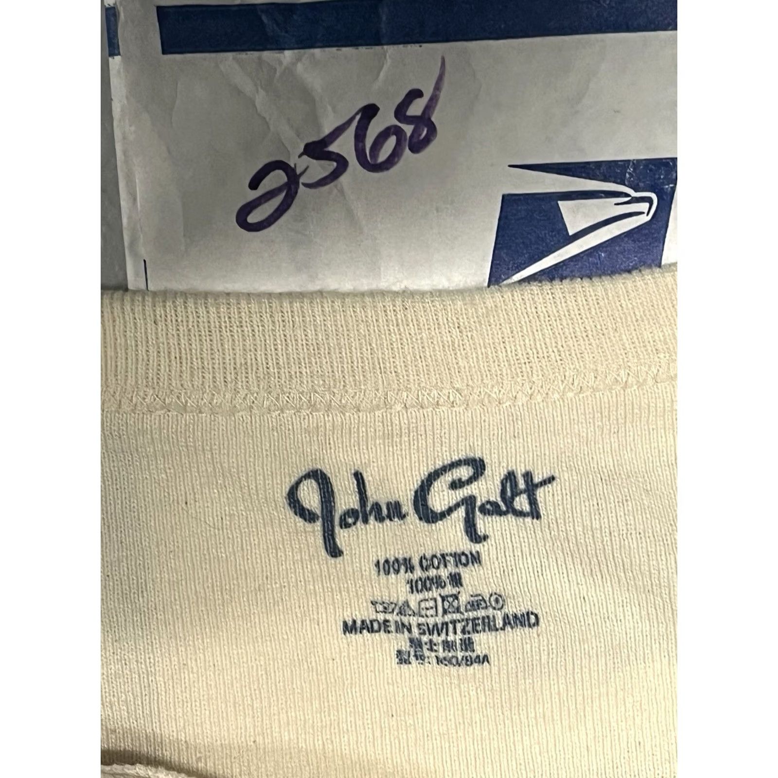 Vintage John Galt Beige Radio Silence Graphic Long Sleeve T-Shirt Size S Women Crew Neck Pullover 100% Cotton Casual Vintage No Size S / US 4 / IT 40 - 7 Thumbnail