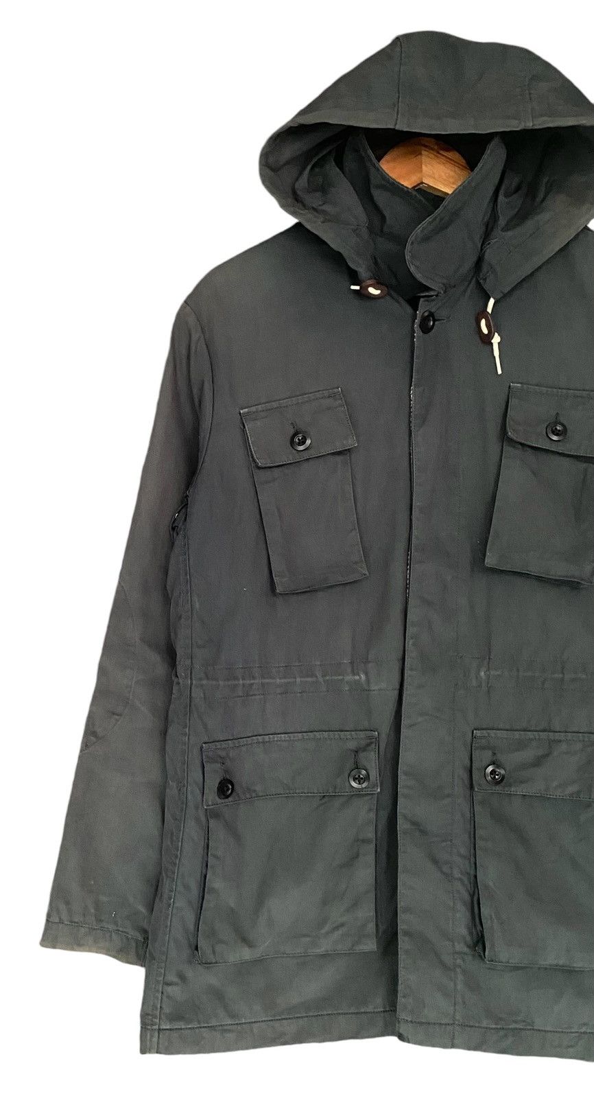 Margaret Howell Vtg🔥MARGARET HOWELL Hoodie Button Jacket (L) Size US L / EU 52-54 / 3 - 3 Thumbnail