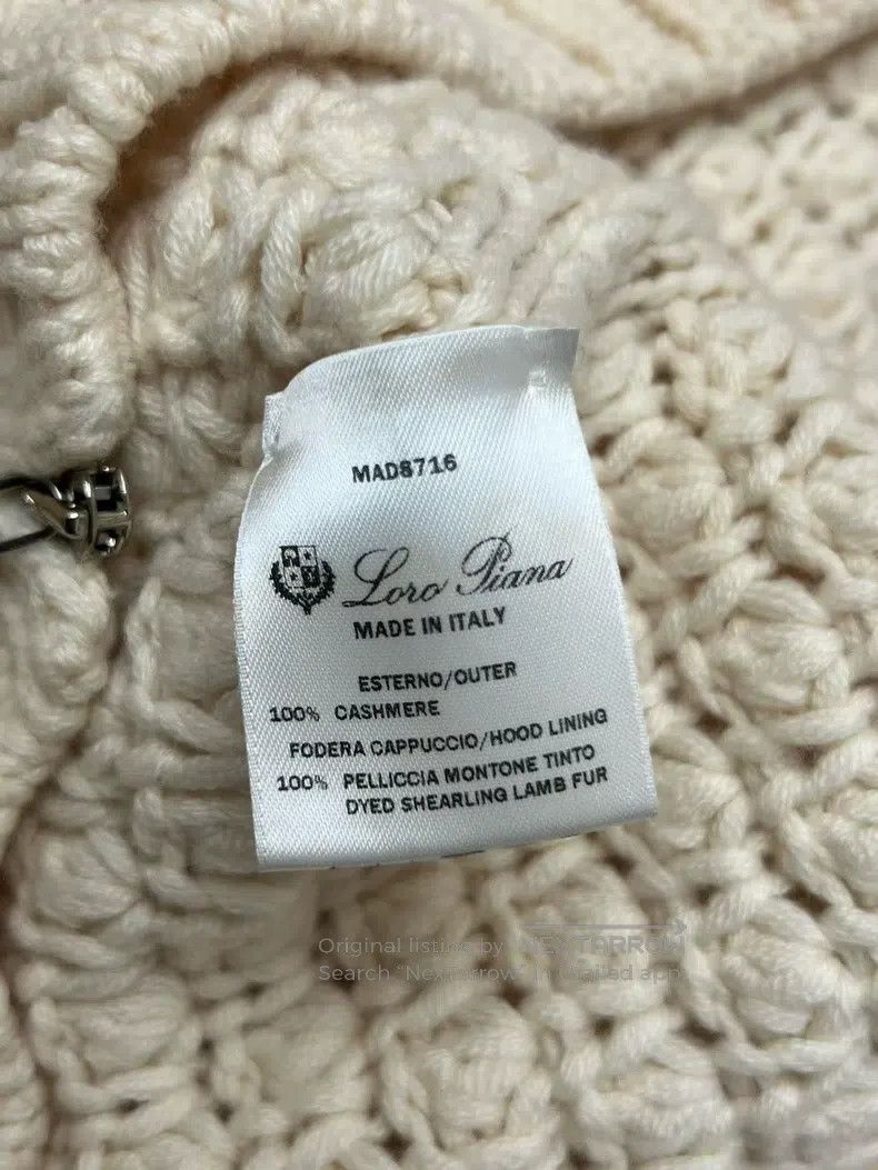 Loro Piana Loro Piana Long Cashmere Knit Hoodie Jacket with Fur Linin Size M / US 6-8 / IT 42-44 - 5 Thumbnail