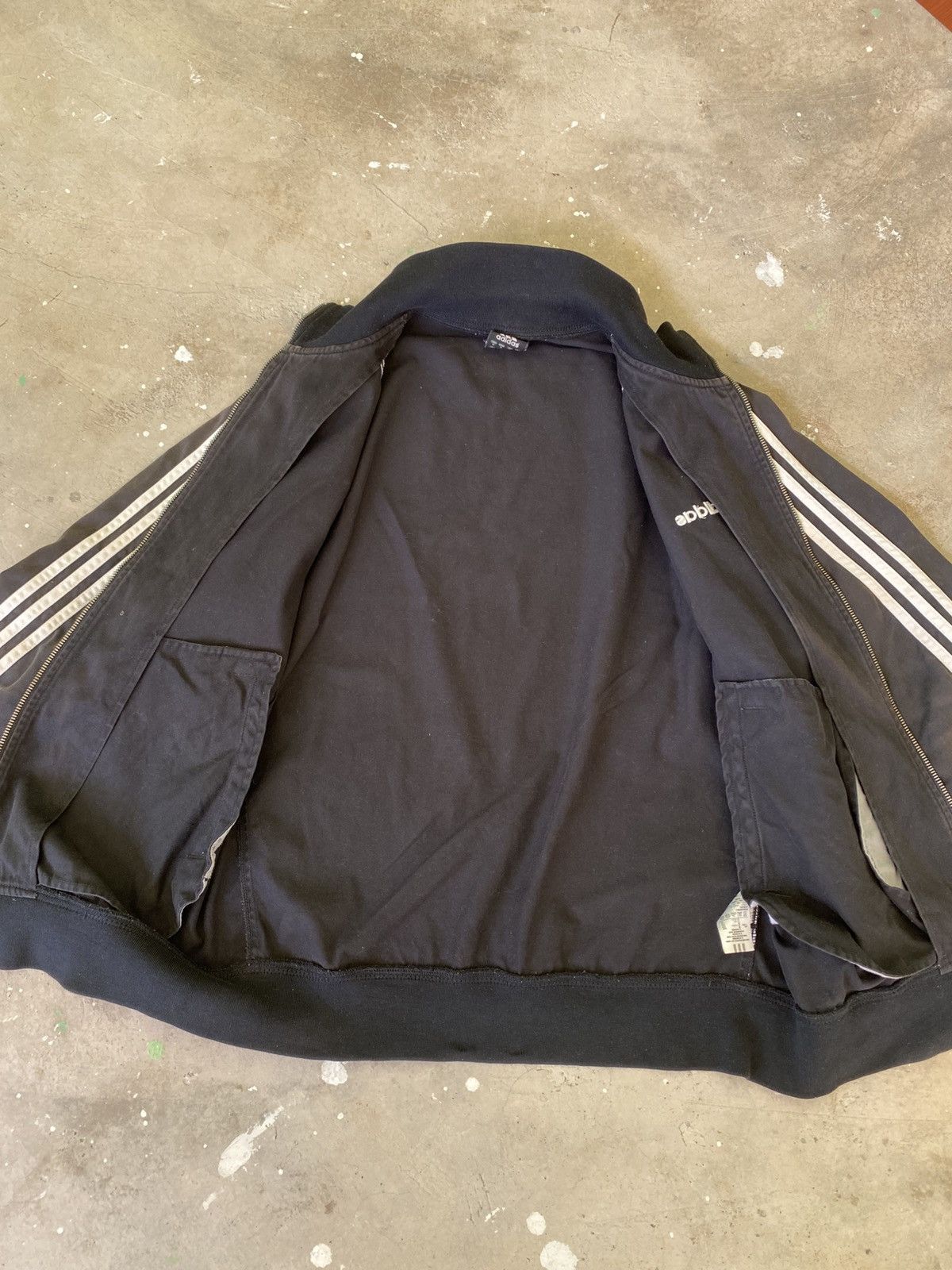 Adidas Vintage Adidas 3 Stripe Track Jacket Black Size US M / EU 48-50 / 2 - 8 Thumbnail
