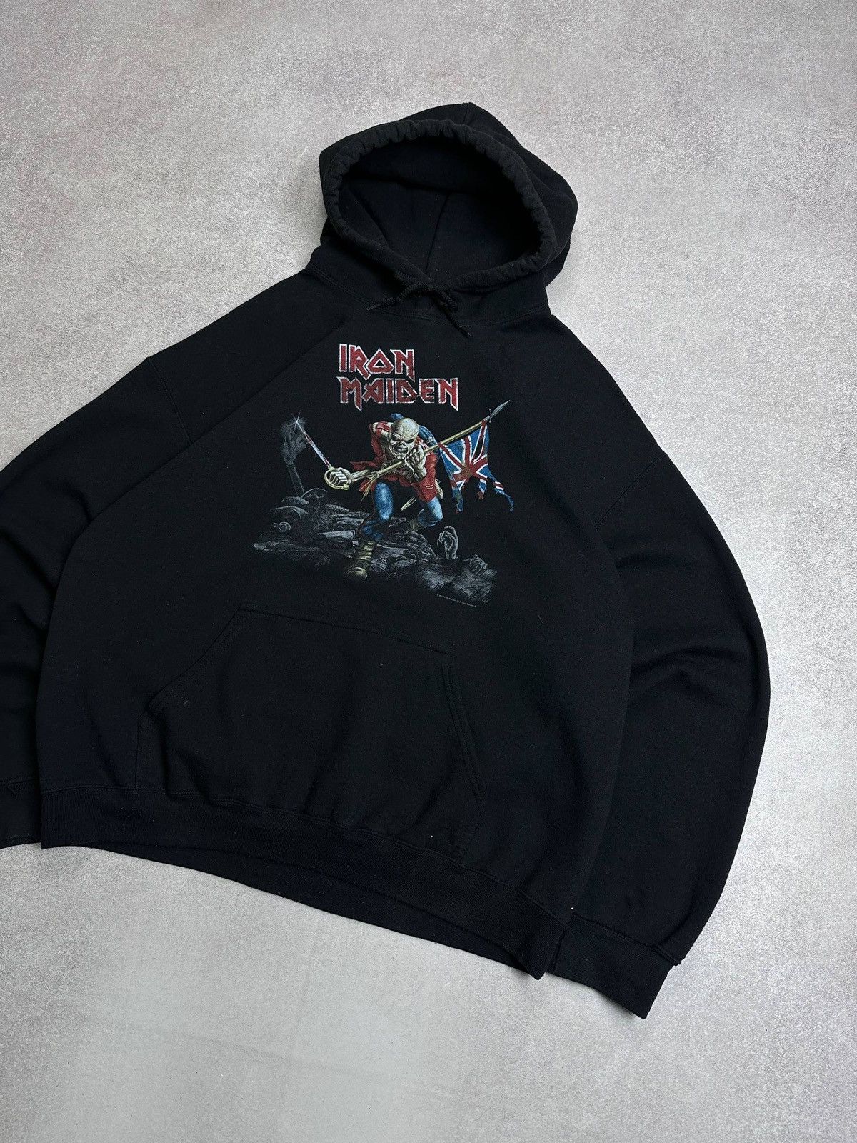Band Tees Vintage Iron Maiden Trooper Hoodie Rare L Size US L / EU 52-54 / 3 - 2 Thumbnail