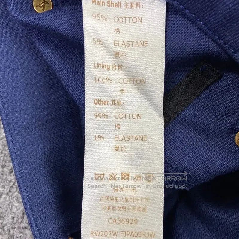 Louis Vuitton Louis Vuitton Blue Cotton Women's Denim Pants . Size 30" / US 8 / IT 44 - 7 Thumbnail