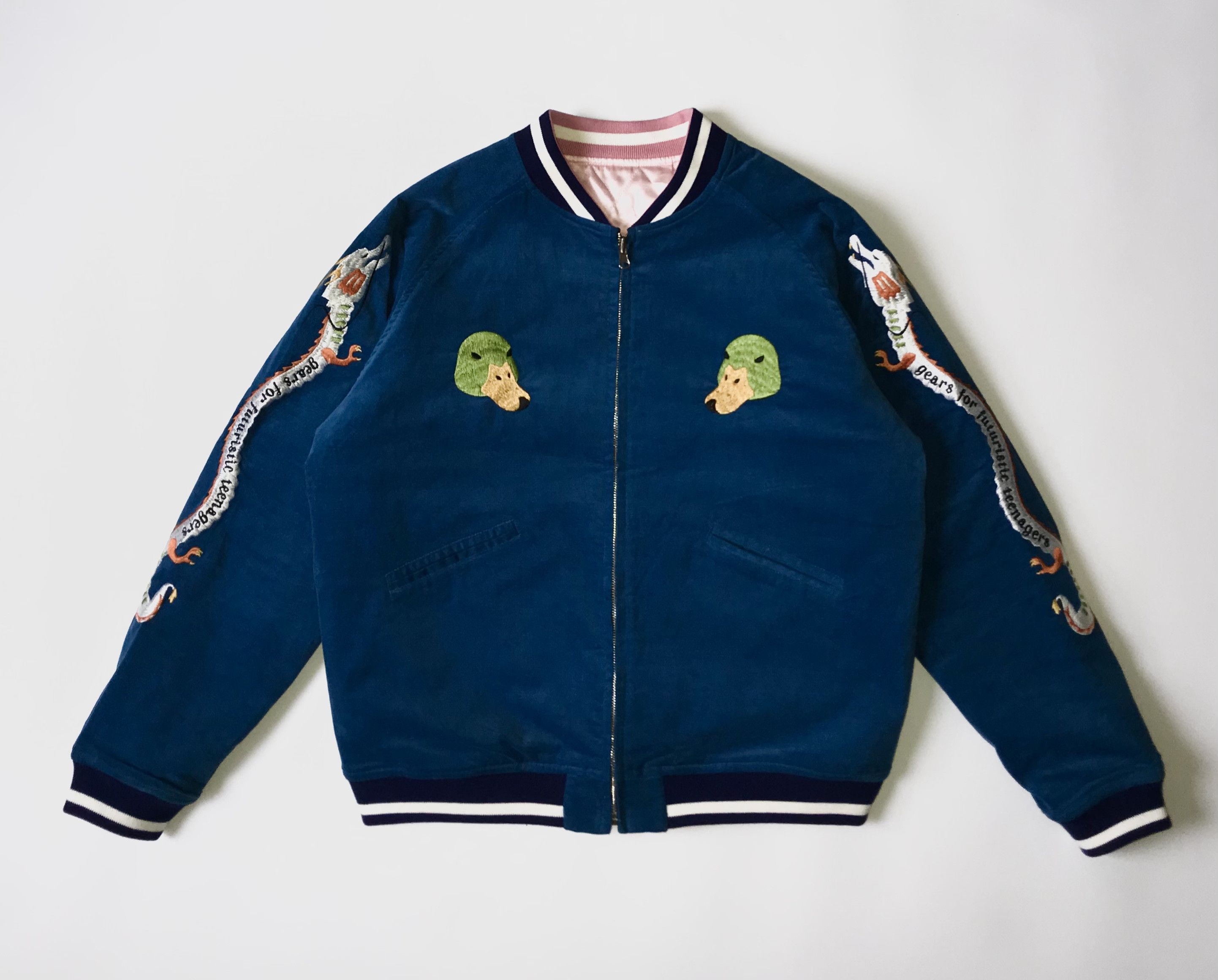Human Made HUMAN MADE Reversible Souvenirs Yokosuka Bomber Jacket Size US M / EU 48-50 / 2 - 6 Thumbnail