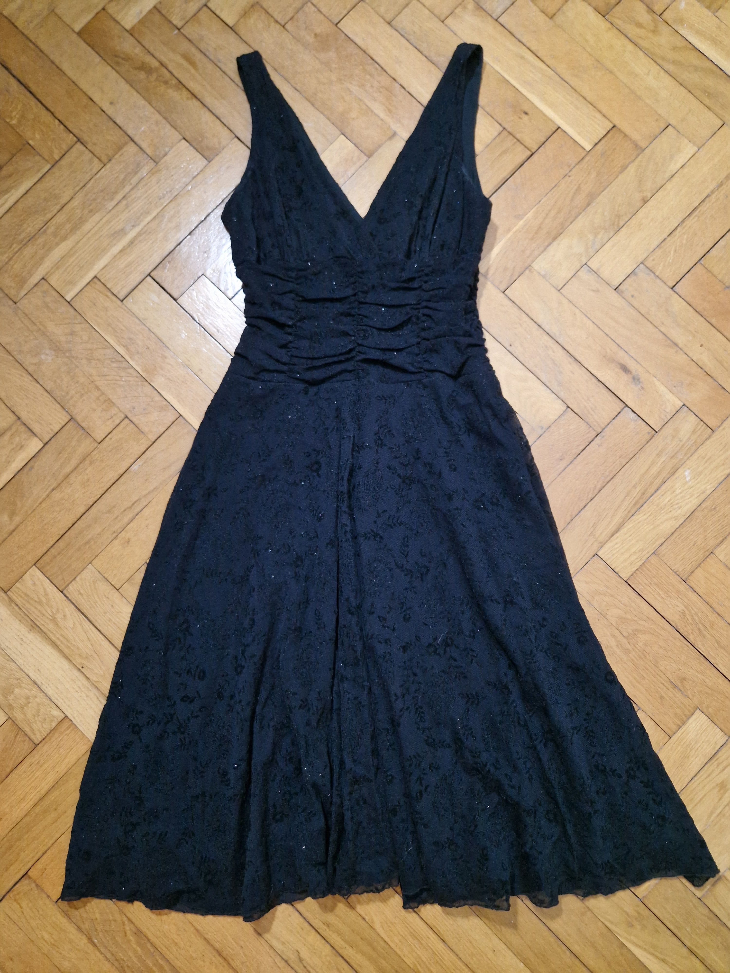 If Six Was Nine × Vintage vintage black lace floral dress Size M / US 6-8 / IT 42-44 - 7 Thumbnail