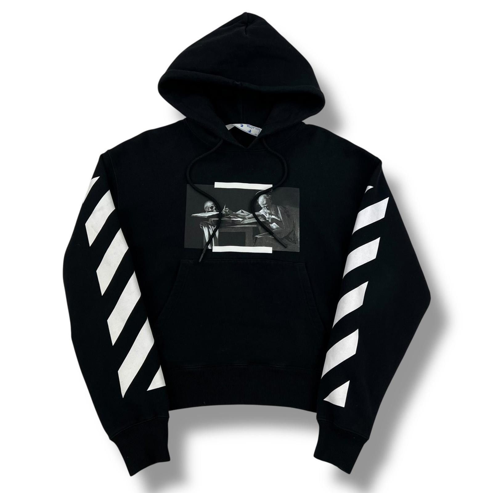 Off-White Off-White Caravaggio Black Pullover Hoodie Size US S / EU 44-46 / 1 - 2 Thumbnail