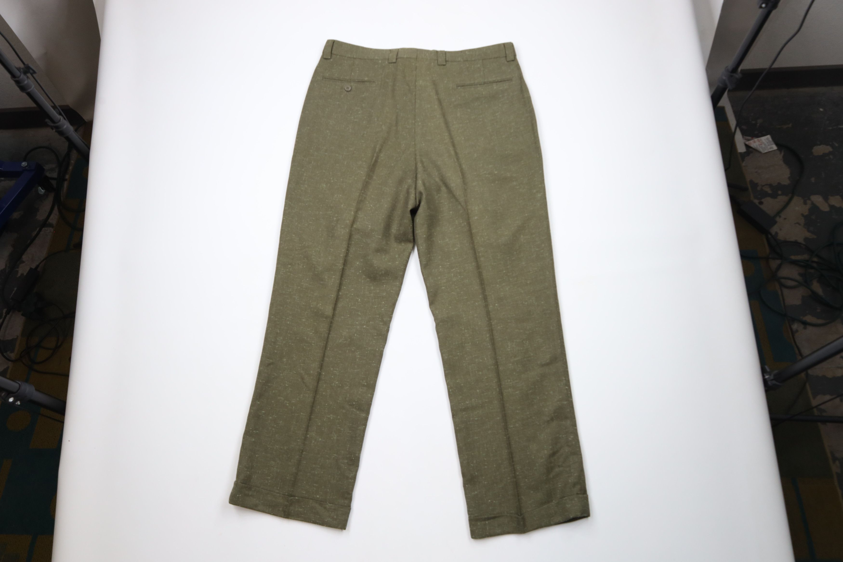 Vintage Vintage 90s Rockabilly Atomic Fleck Wide Leg Chino Pants Size US 38 / EU 54 - 8 Thumbnail