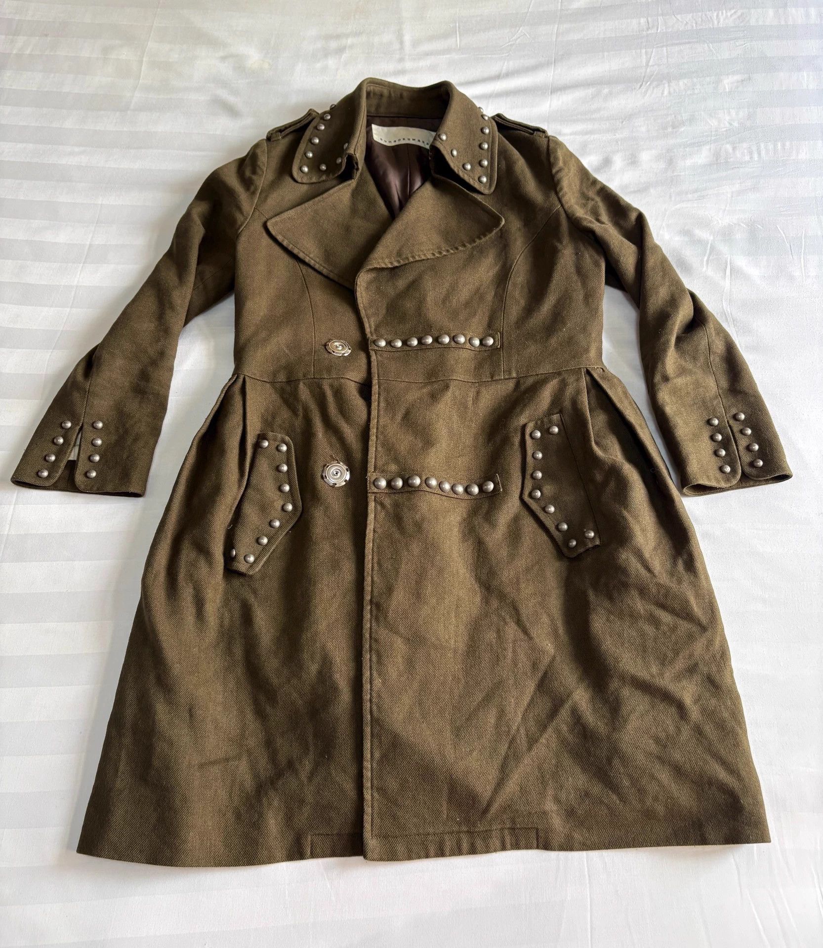 Sunao Kuwahara sunao kuwahara rivet cuffs collar coat CDG buttons Size XL / US 12-14 / IT 48-50 - 3 Thumbnail