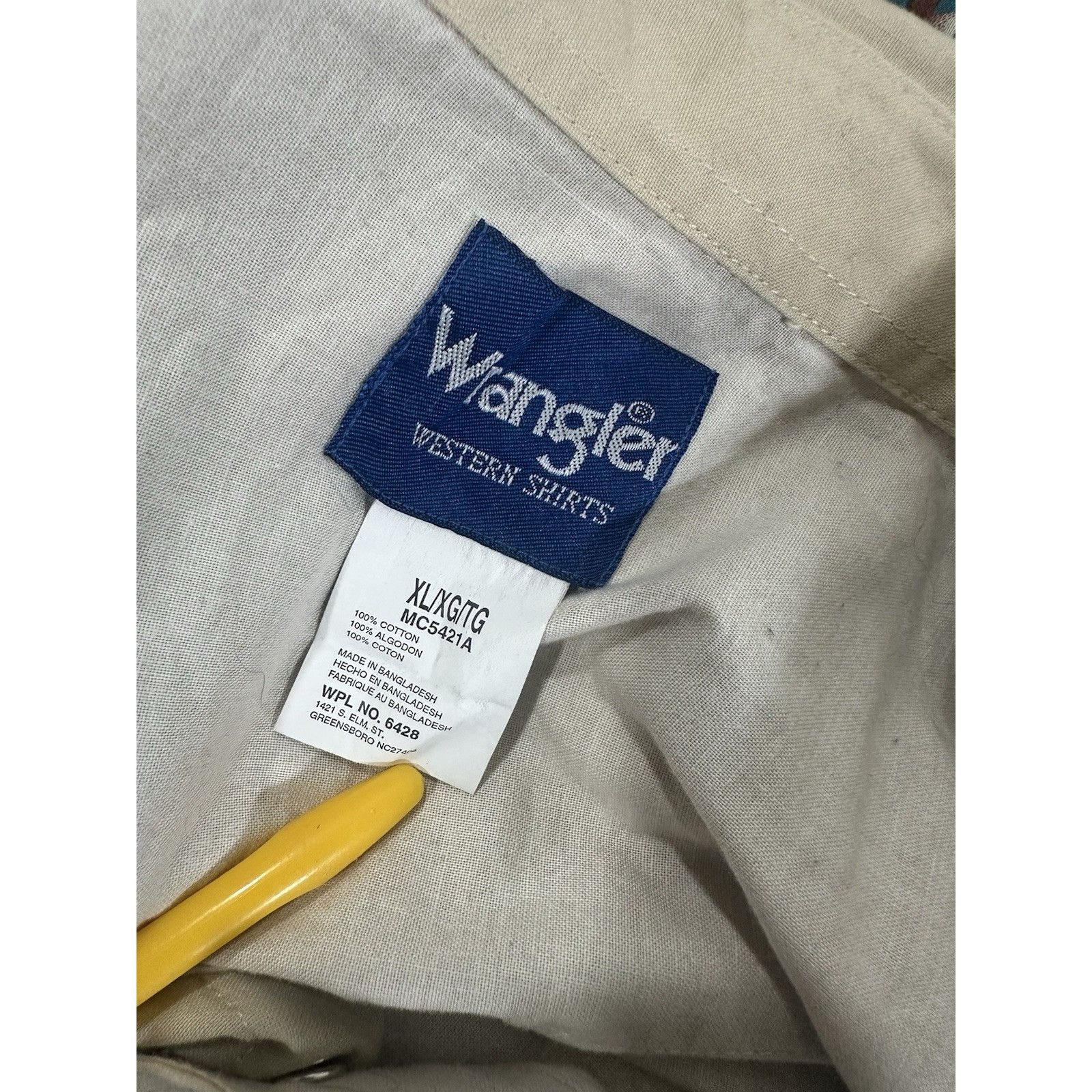 Wrangler Vintage Wrangler Western Shirt Men’s XL Pearl Snap Long Slee Size US XL / EU 56 / 4 - 5 Thumbnail