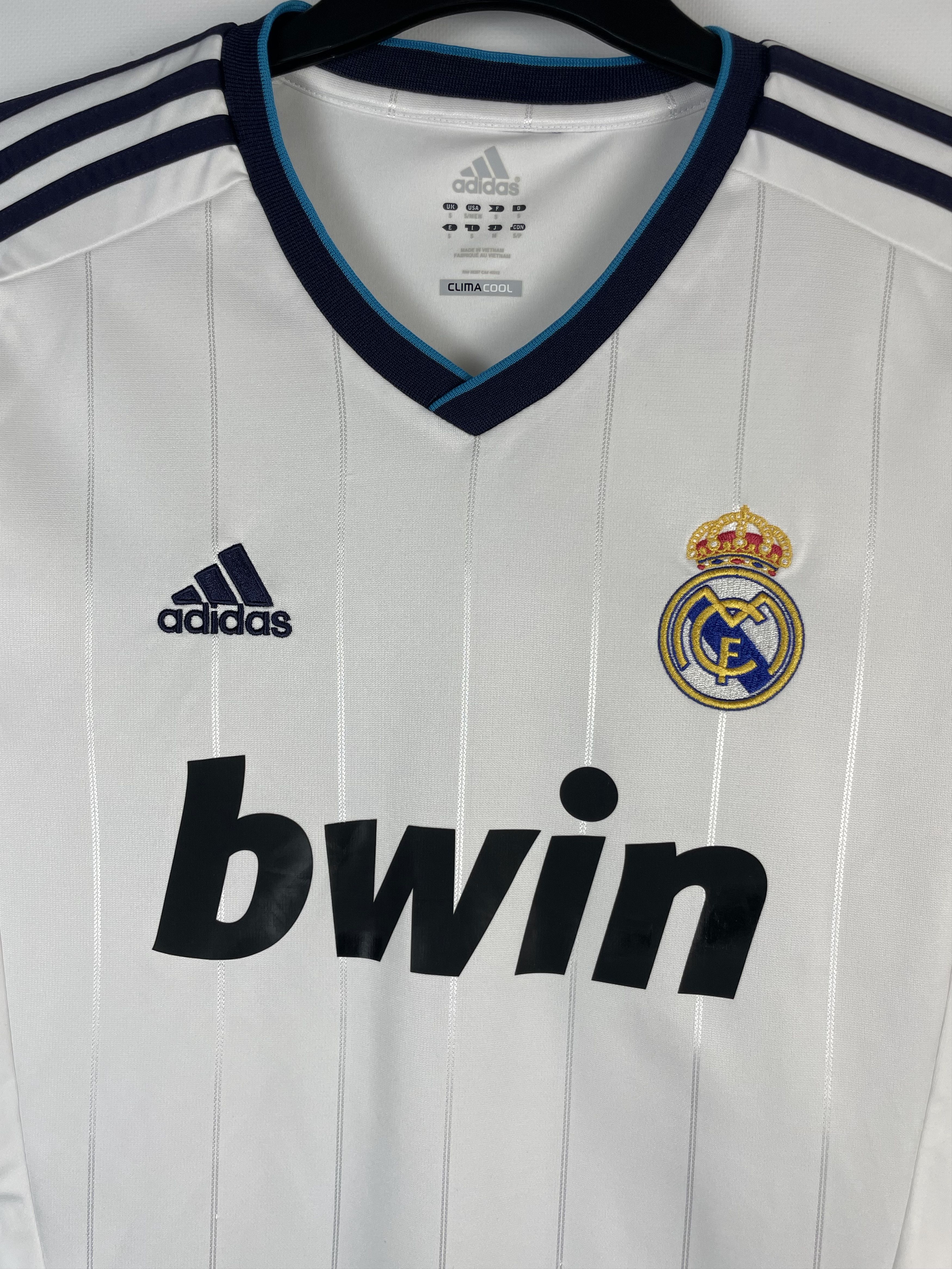Adidas × Vintage Men's Adidas Real Madrid 2012-13 Home Soccer Jersey Size US S / EU 44-46 / 1 - 4 Thumbnail