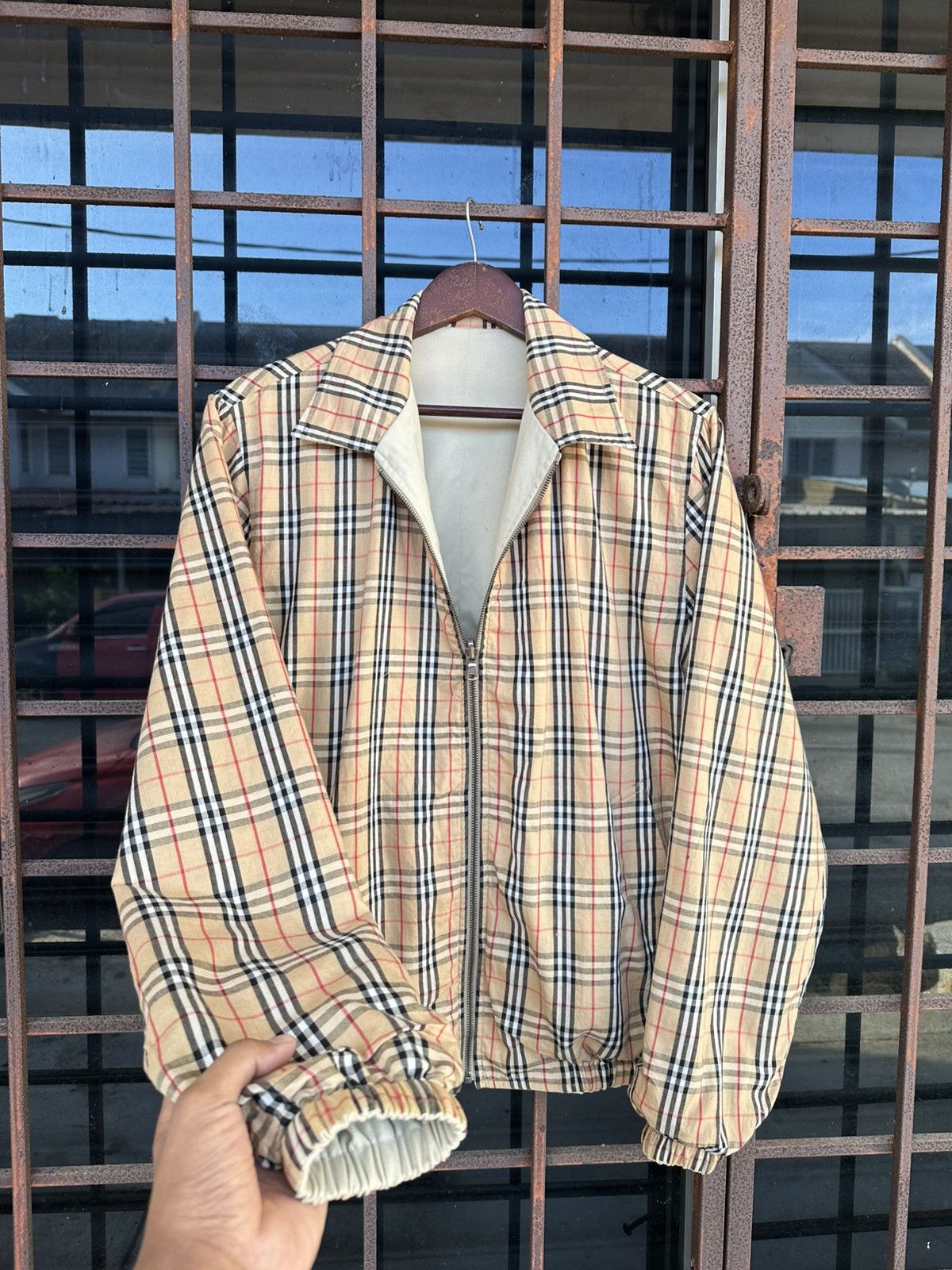 Burberry Burberry London Novacheck Reversible Light Bomber Jacket Size US M / EU 48-50 / 2 - 8 Thumbnail