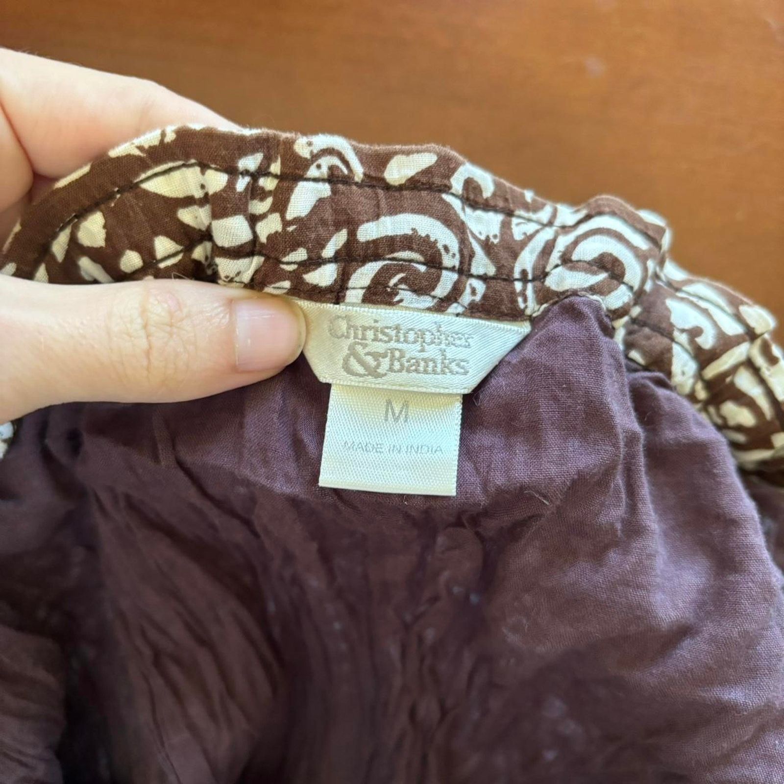 Other Christopher & Banks Peasant Skirt Medium Brown Hippie Boho Size 28" / US 6 / IT 42 - 6 Thumbnail
