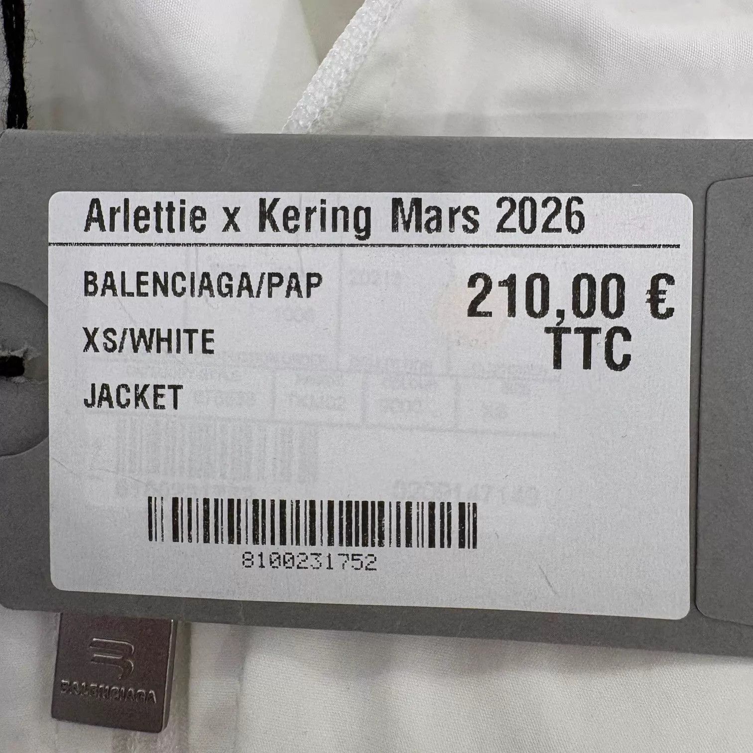 Balenciaga Balenciaga BLCG red & white track jacket XS Size US XS / EU 42 / 0 - 9 Thumbnail