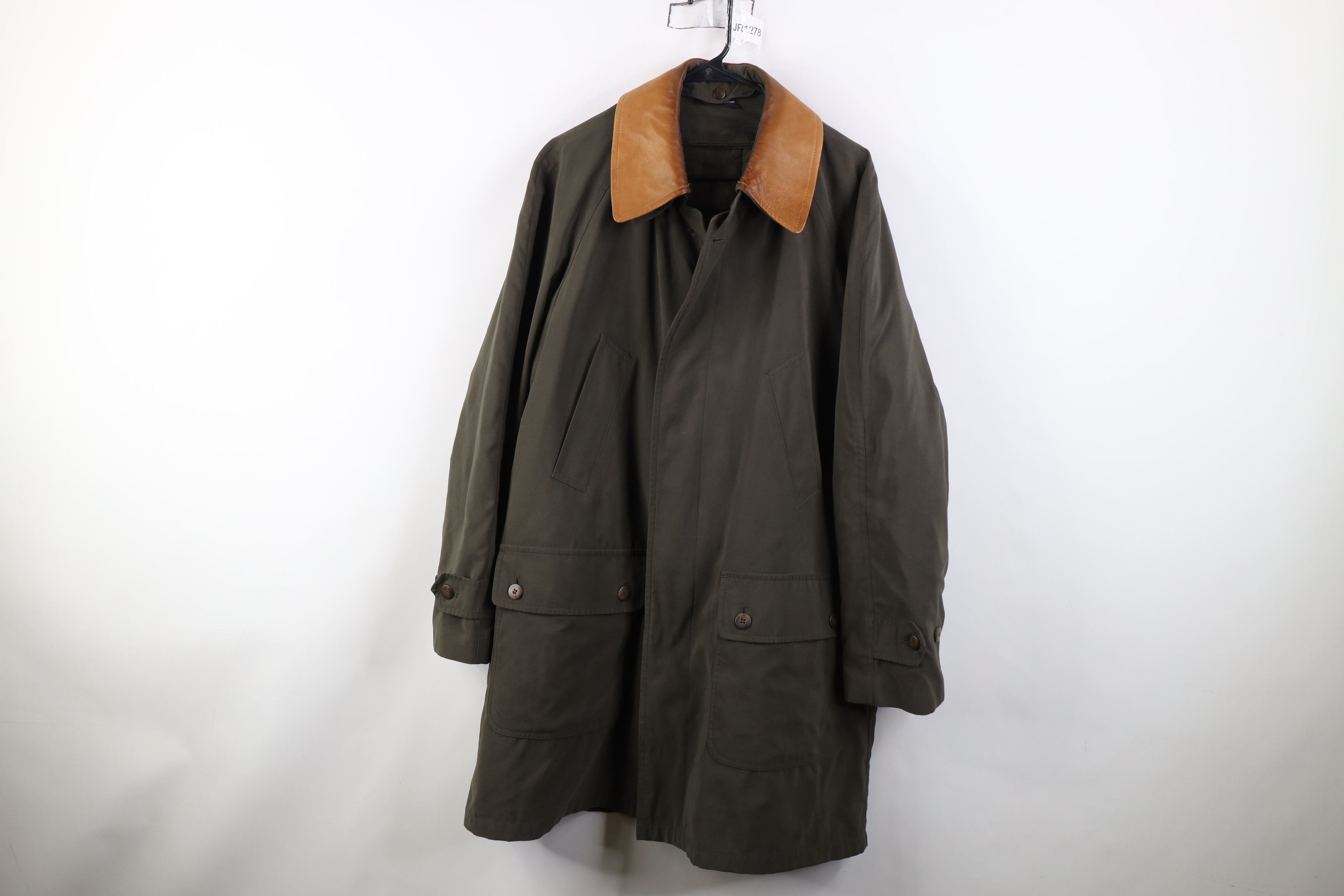 Vintage Vintage 90s Streetwear Lined Microfiber Trench Coat Jacket Size US XXL / EU 58 / 5 - 1 Thumbnail