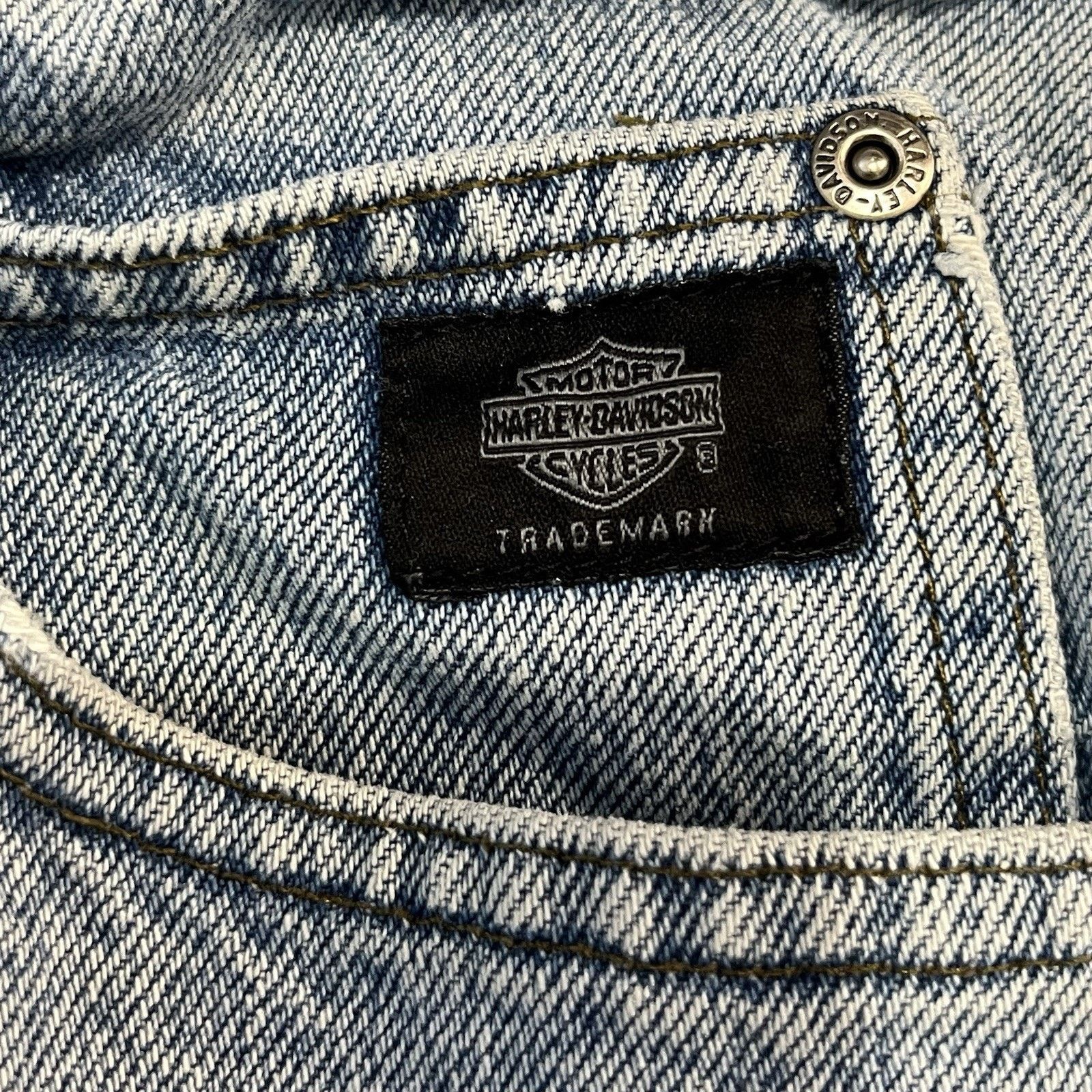 Harley Davidson Vintage Y2K Harley Davidson Relaxed Fit Jeans Mens 33X30 Size US 33 - 6 Thumbnail