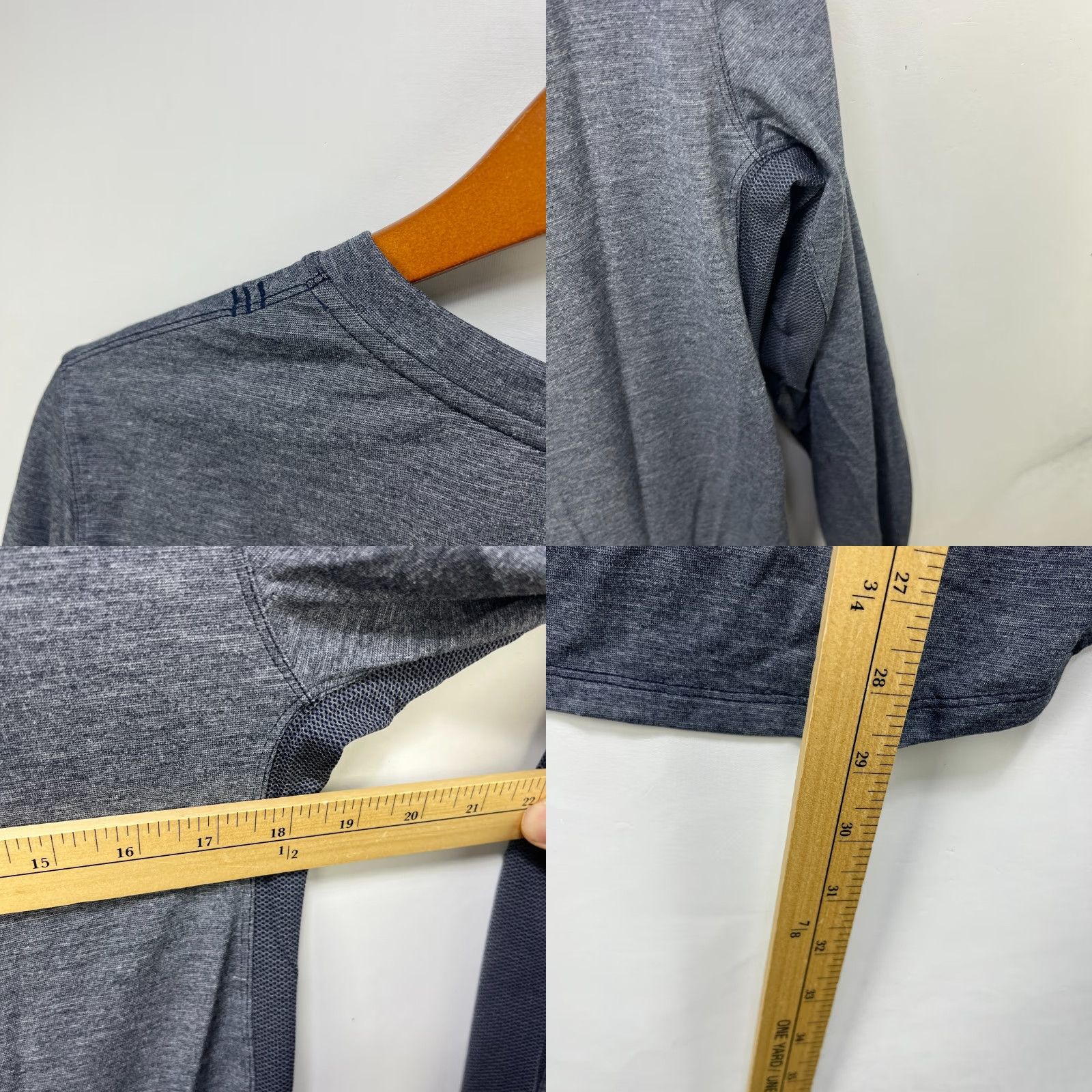 Lululemon Lululemon Longsleeve Shirt Mens M Gray Cotton Polyester Knit Logo Activewear Crew Neck Vintage: No Size US M / EU 48-50 / 2 - 8 Thumbnail
