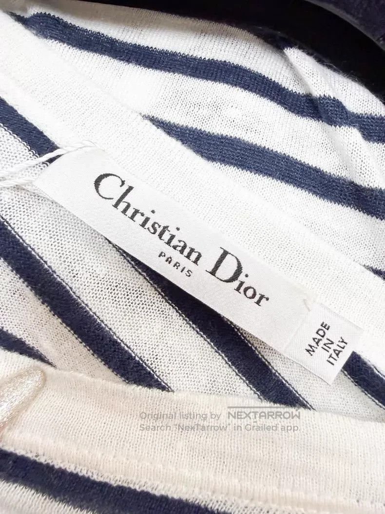 Dior Dior Color-blocked striped linen tropical garden Ruyi prin Size XS / US 0-2 / IT 36-38 - 6 Thumbnail