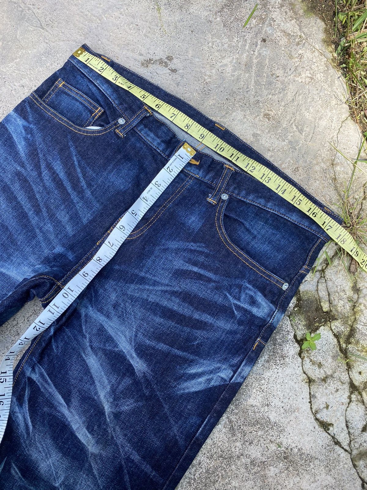 Tornado Mart 🔥 Made in Japan 🔥 Vintage Tornado Mart Denim Pants Size US 35 - 12 Thumbnail