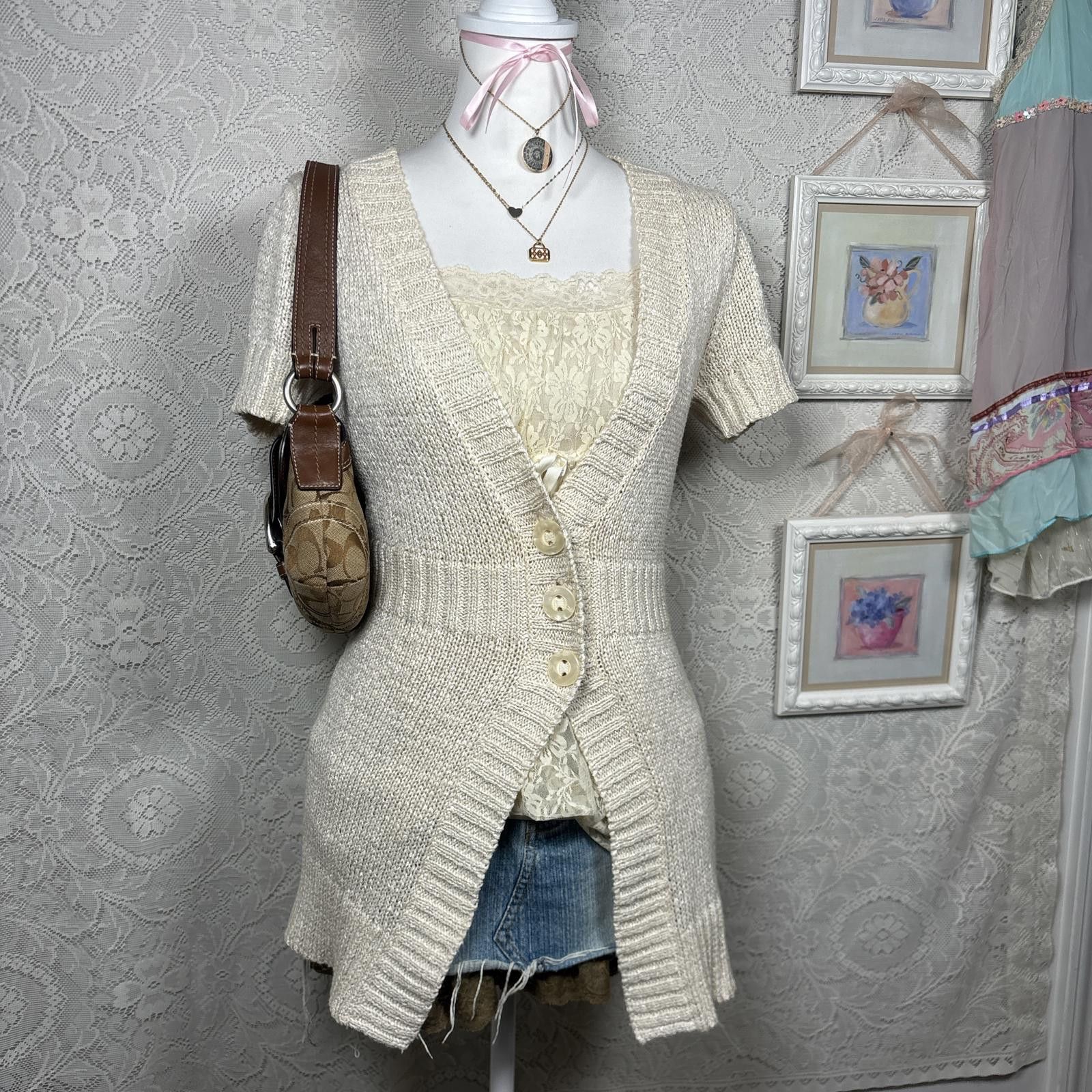 Other vintage cozy rory gilmore layering cardigan Size S / US 4 / IT 40 - 2 Thumbnail