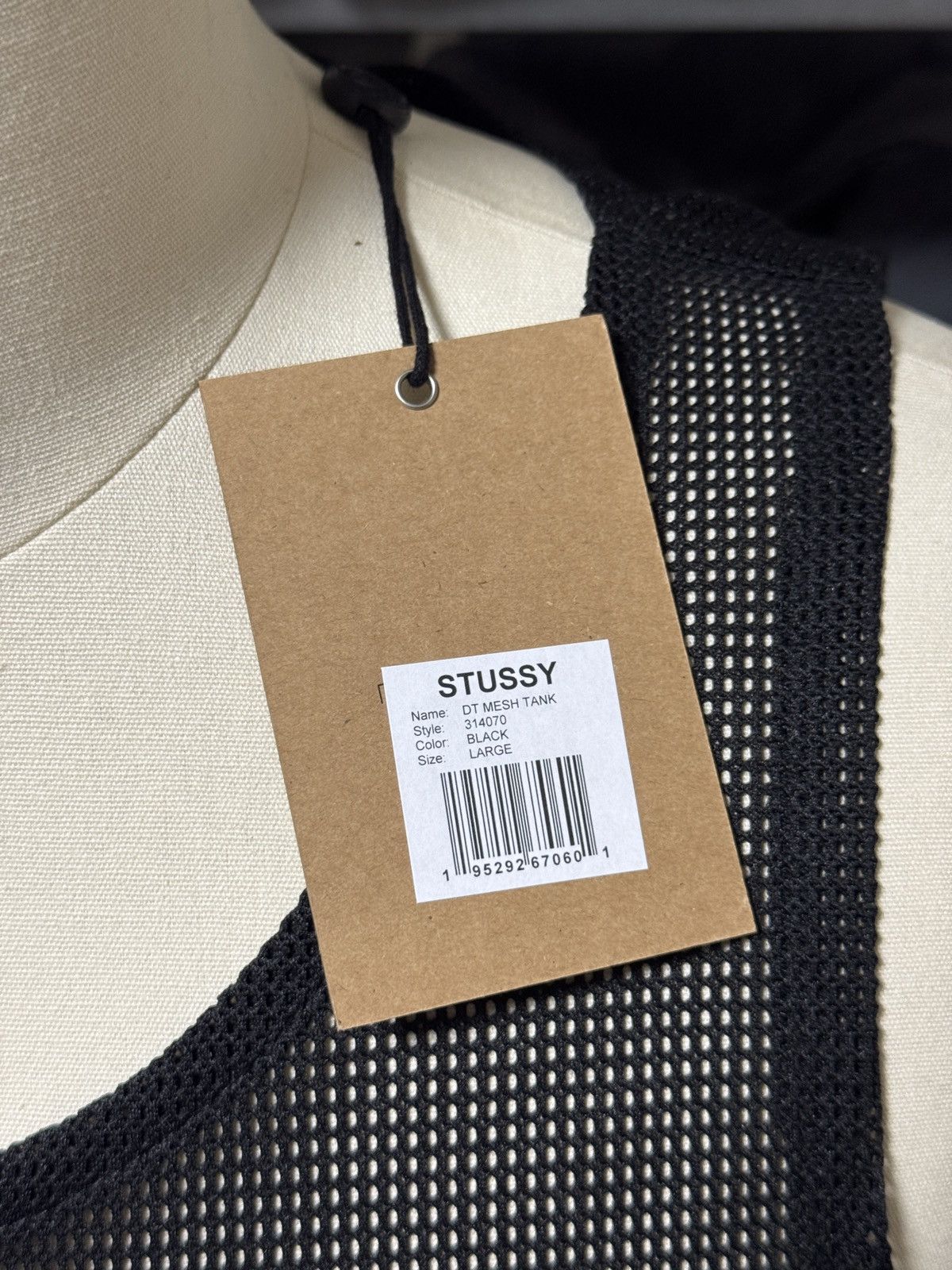 DENIM TEARS × Stussy DS Denim Tears Stussy Double S Wreath Gym Tank Black Size US L / EU 52-54 / 3 - 11 Thumbnail