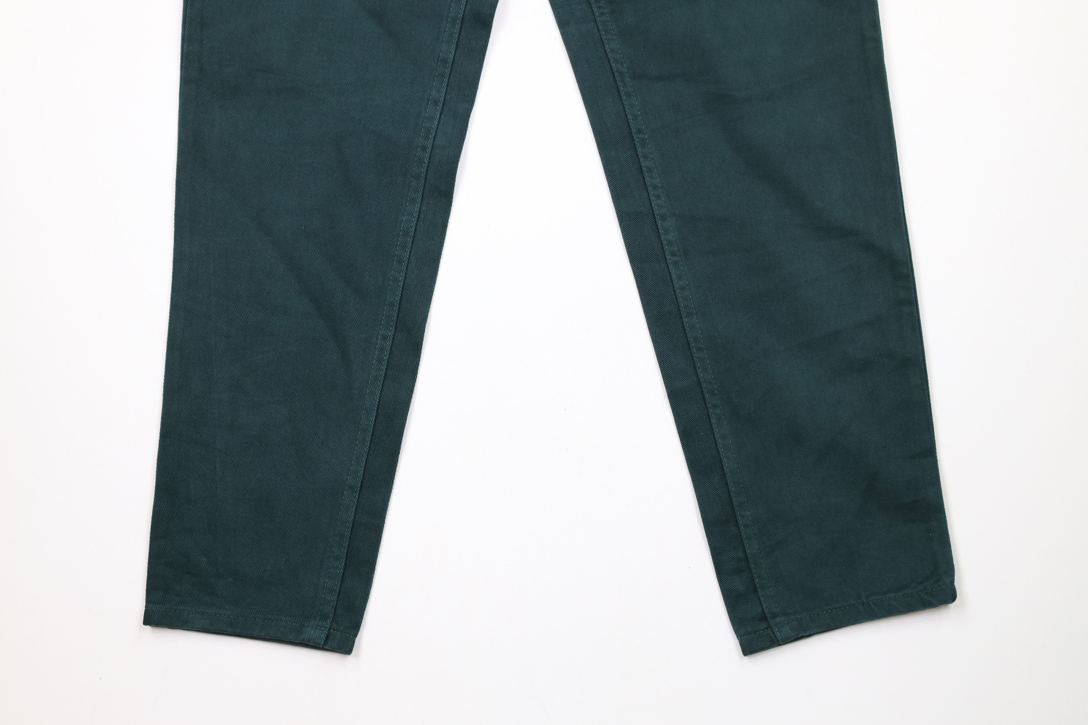 Lee × Vintage Deadstock Vintage 90s Lee Tapered Leg Denim Jeans Green USA Size 34" / US 12 / IT 48 - 4 Thumbnail