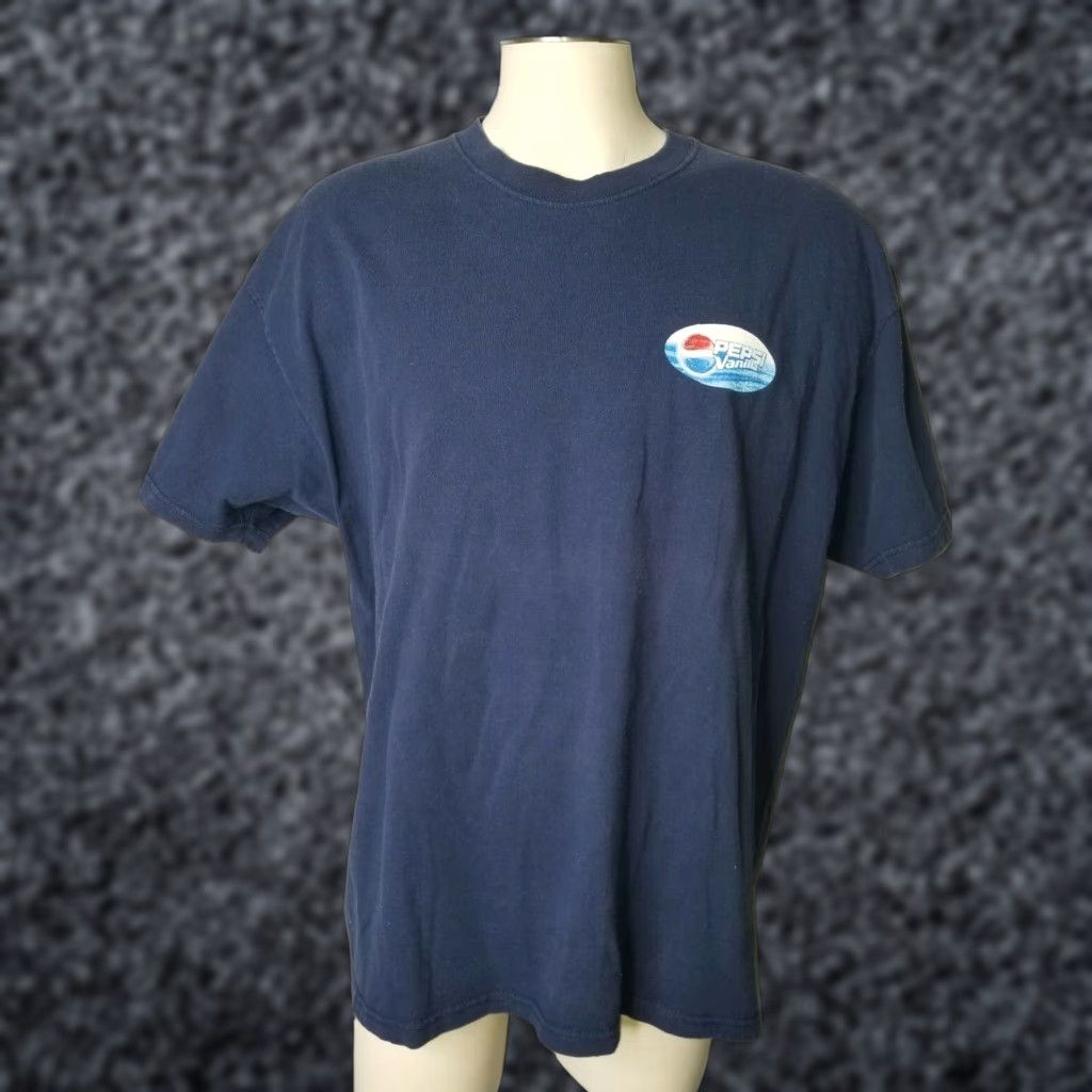 Champion Vintage Champion Pepsi Cola Logo T Shirt Mens XL Cotton Blue 90s Retro Size US XL / EU 56 / 4 - 1 Thumbnail