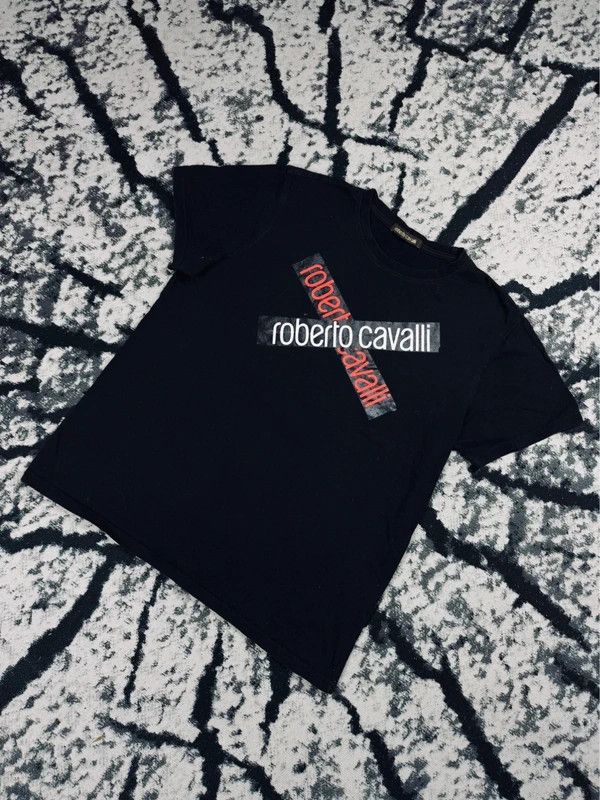Roberto Cavalli Roberto Cavalli logo t-shirt black M Size US M / EU 48-50 / 2 - 2 Thumbnail
