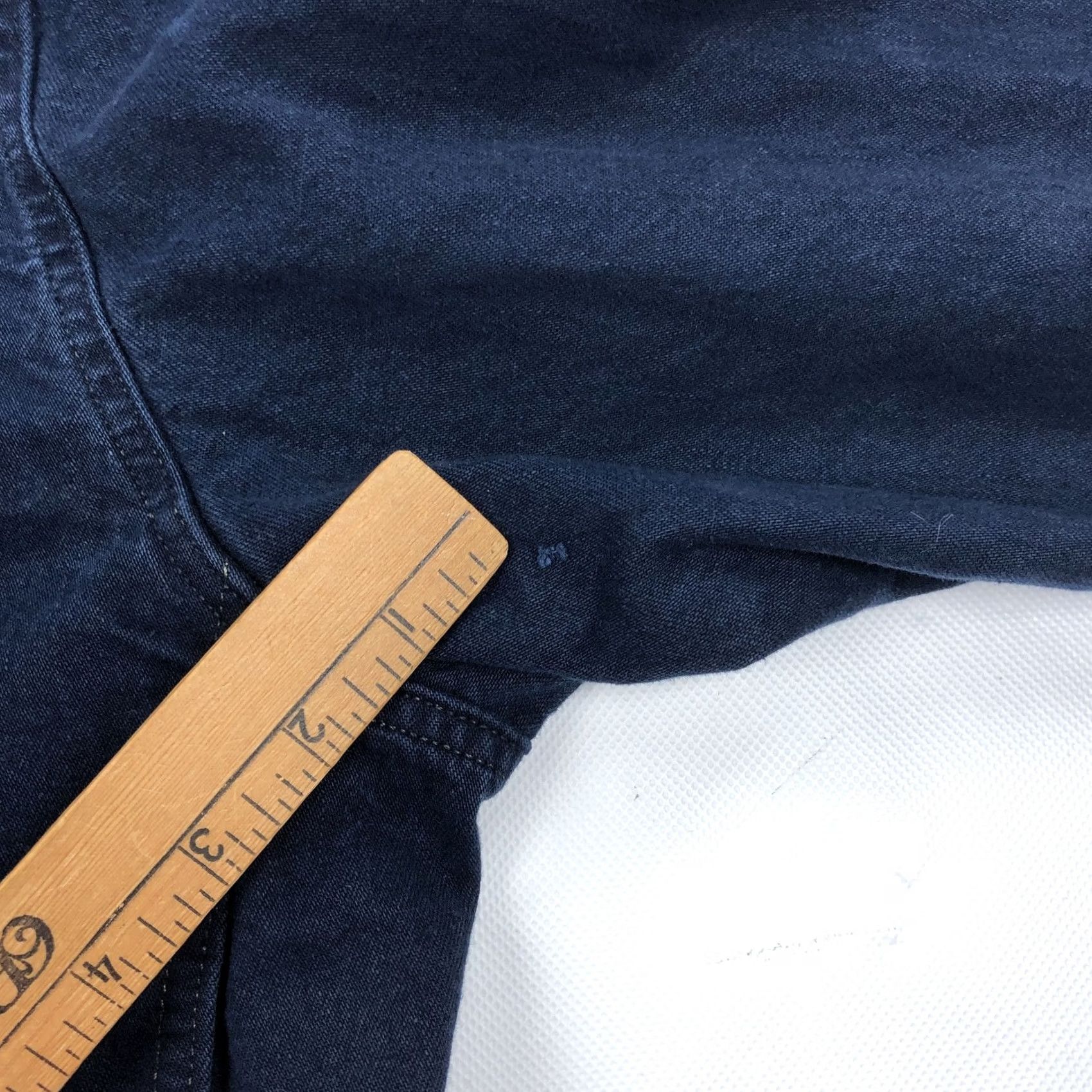 Vintage VINTAGE Marithé & François Girbaud Men's XL Blue Denim Jean Jacket Button Front Size US 36 / EU 52 - 7 Thumbnail
