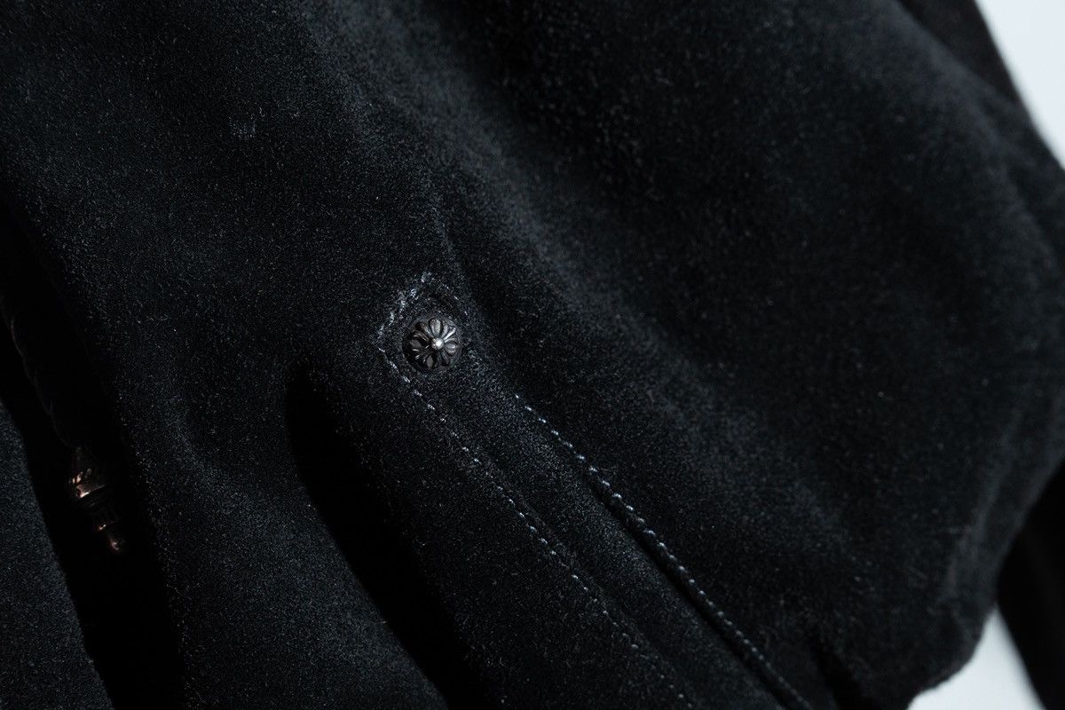 Chrome Hearts Chrome hearts suede cropped jacket Size XS / US 0-2 / IT 36-38 - 6 Thumbnail