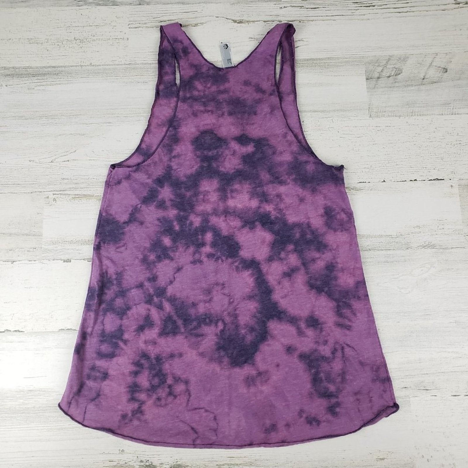 American Apparel NWOT American Apparel Purple Bleach Tie Dye Tank Top XS Size XS / US 0-2 / IT 36-38 - 2 Thumbnail