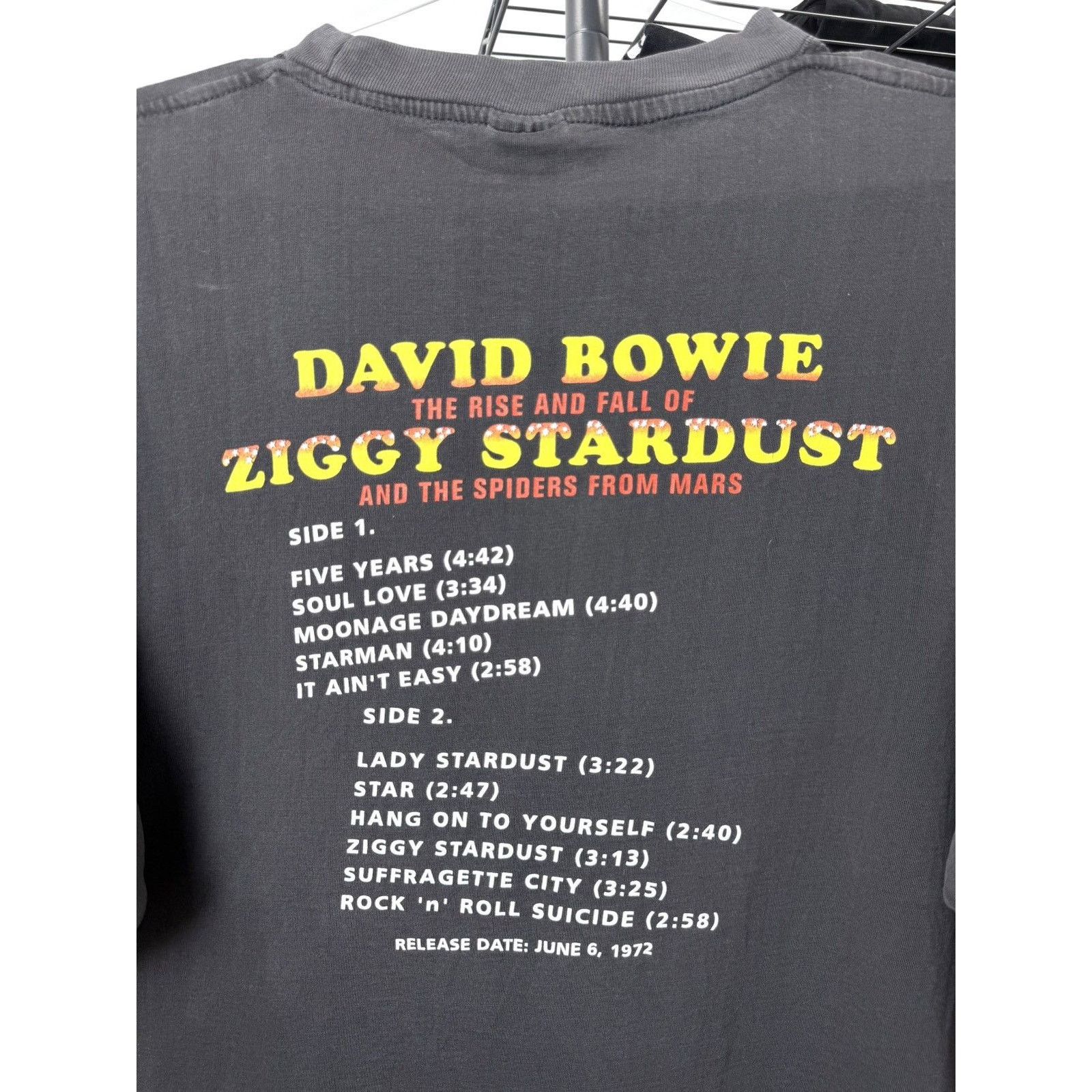 Band Tees Vintage 1998 David Bowie Ziggy Stardust Tour T Shirt Size US XL / EU 56 / 4 - 9 Thumbnail