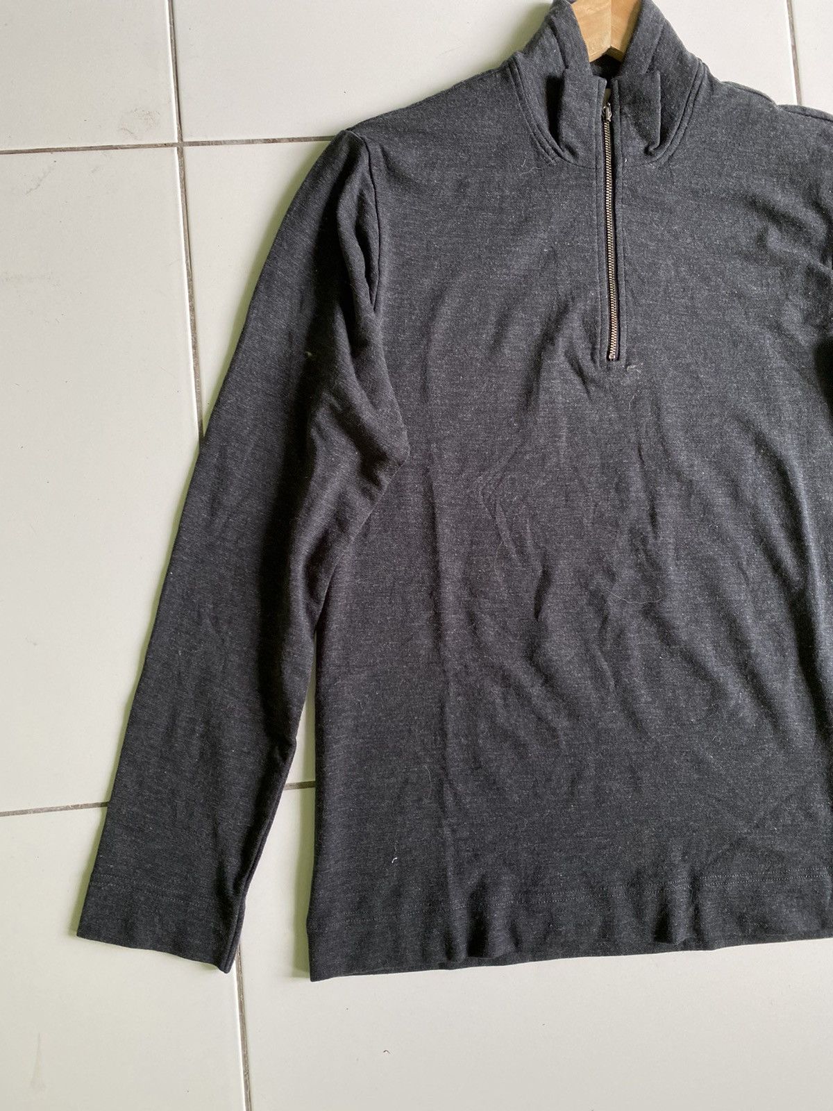 Yohji Yamamoto Yohji Yamamoto Durban AAr Half Zip Long Shirt Size US L / EU 52-54 / 3 - 2 Thumbnail