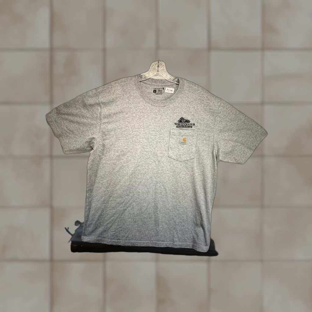 Carhartt Carhartt Men’s T-Shirt XL Gray Short Sleeve Crew Neck Wine Lovers Logo 2000s Size US XL / EU 56 / 4 - 1 Thumbnail