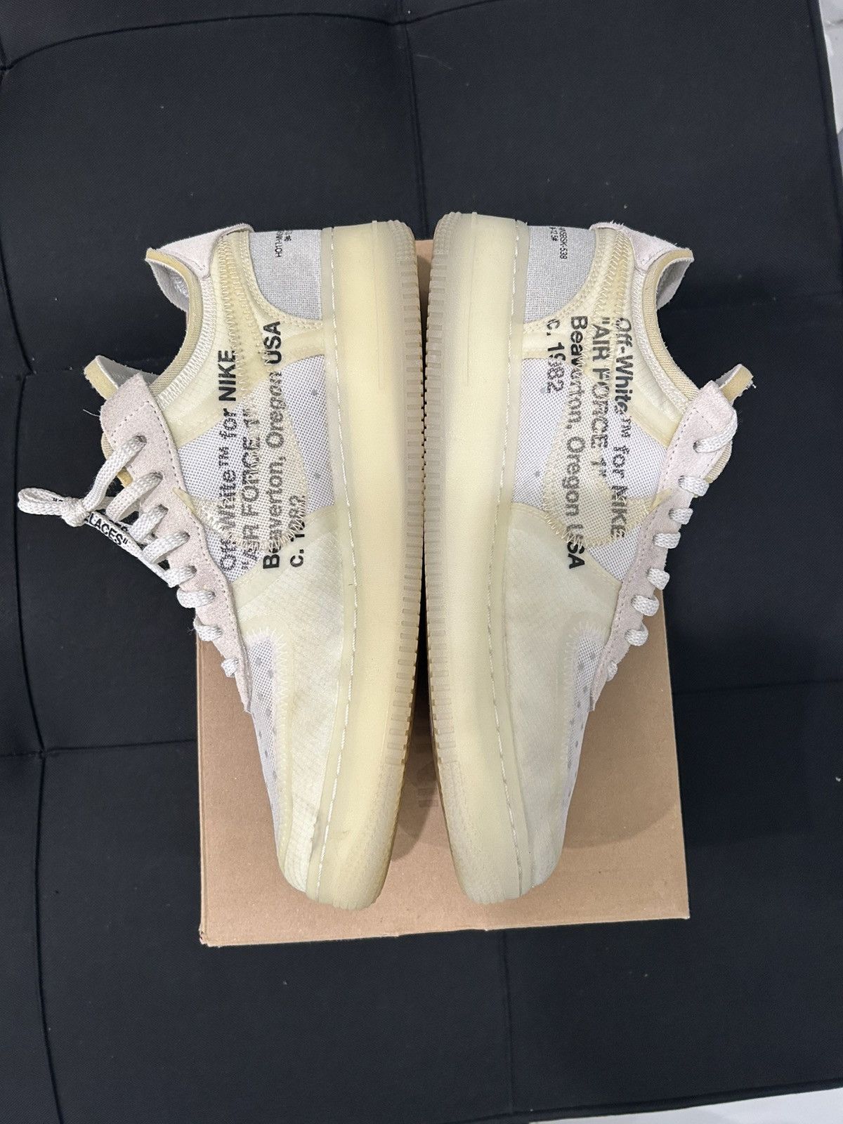 Nike × Off-White Nike Air Force 1 Low Off White Size US 10 / EU 43 - 5 Thumbnail