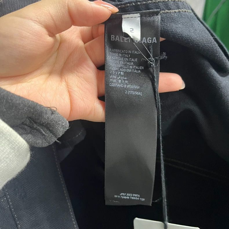 Balenciaga Black Long Sleeve Button-Up Jacket-2506 Size US M / EU 48-50 / 2 - 4 Thumbnail
