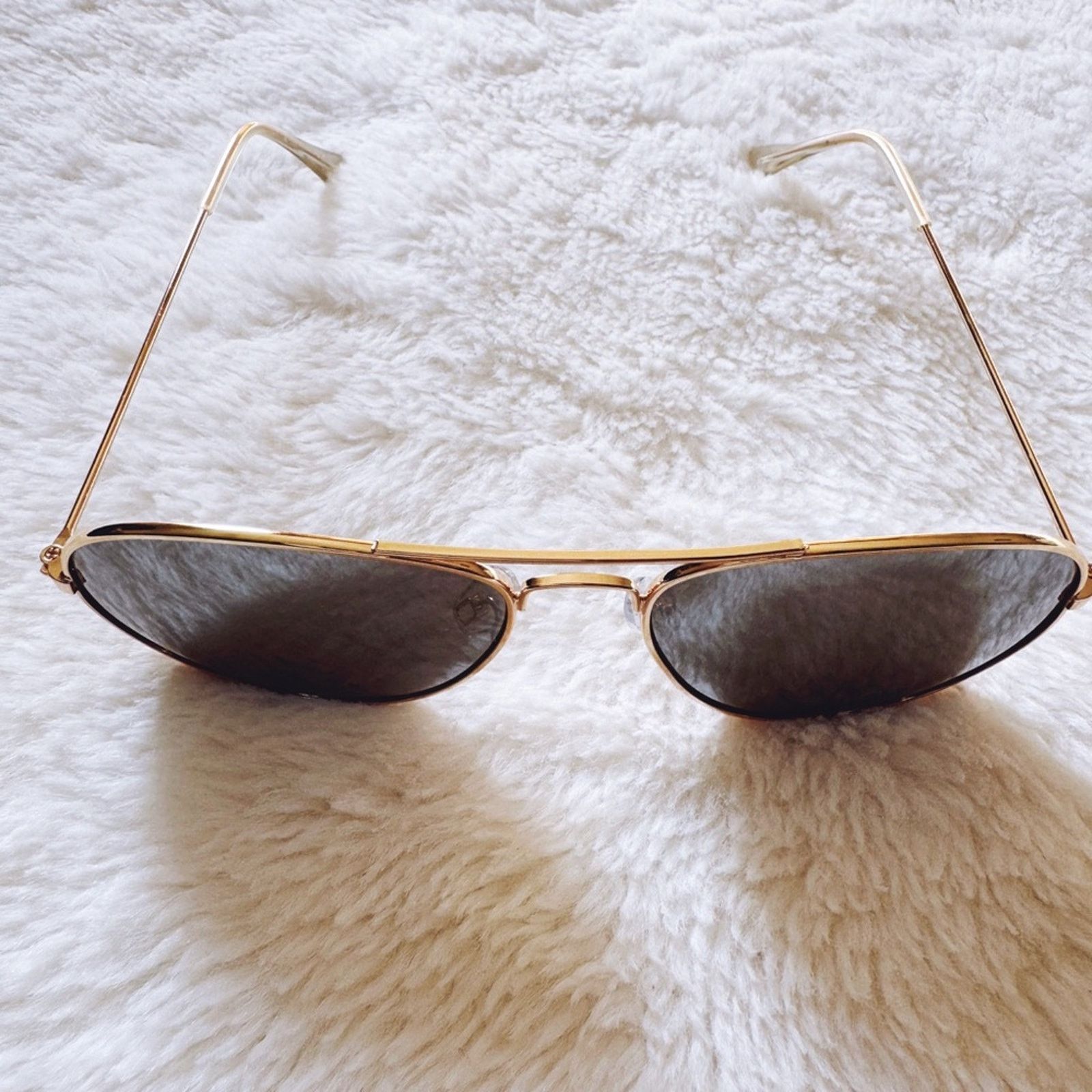 Other Francine Gold W/ Mirrored Lenses Aviator Sunglasses Size ONE SIZE - 6 Thumbnail