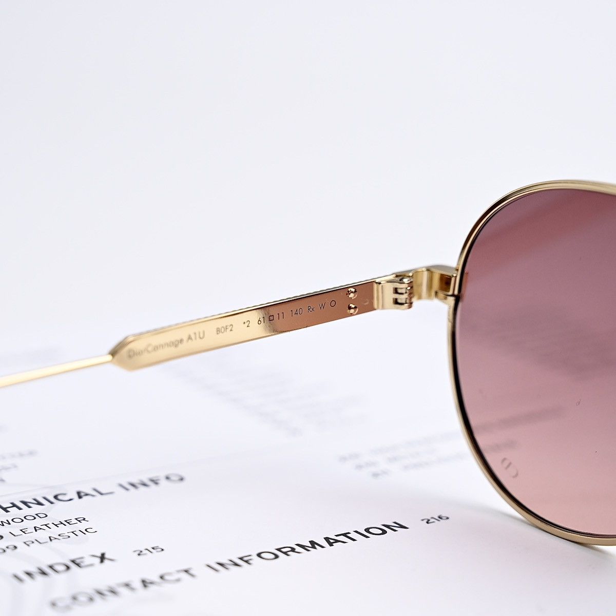 Dior DIOR DIORCANNAGE A1U B0F2 SUNGLASSES Size ONE SIZE - 7 Thumbnail