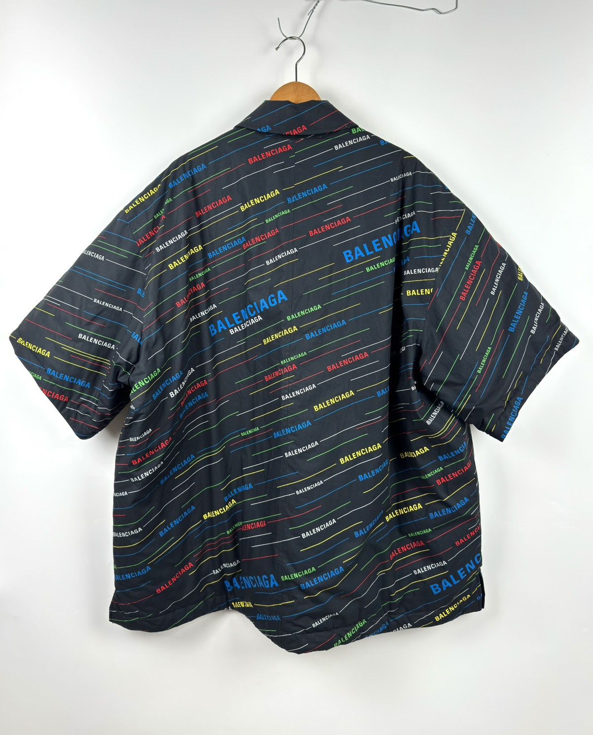 Balenciaga Balenciaga Rainbow Logo Padded Bottom OverShirt/Jacket Size US S / EU 44-46 / 1 - 7 Thumbnail