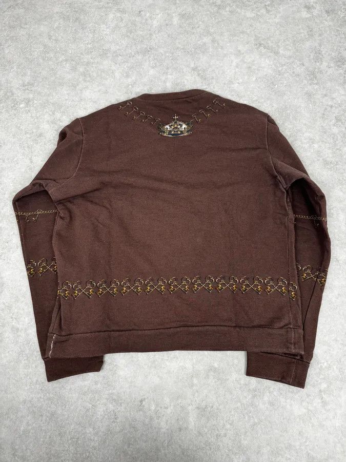 Dolce & Gabbana AW2014 Dolce & Gabbana Brown Knight Axe Sweater Size US M / EU 48-50 / 2 - 4 Thumbnail