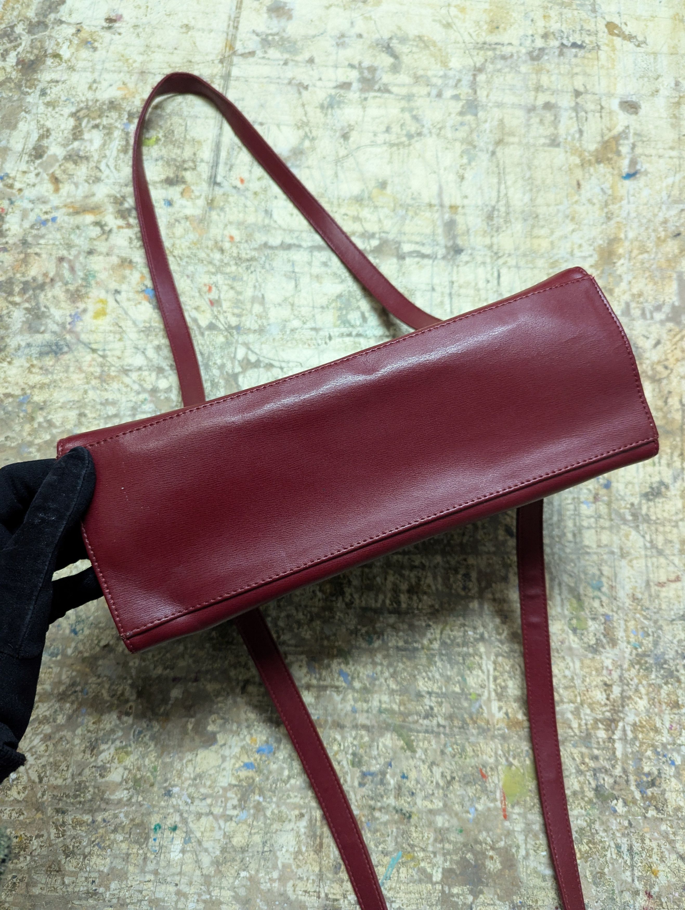 Mandarina Duck Rare! 00s Mandarina Duck Iconic Shoulder Leather Bag Size ONE SIZE - 11 Thumbnail